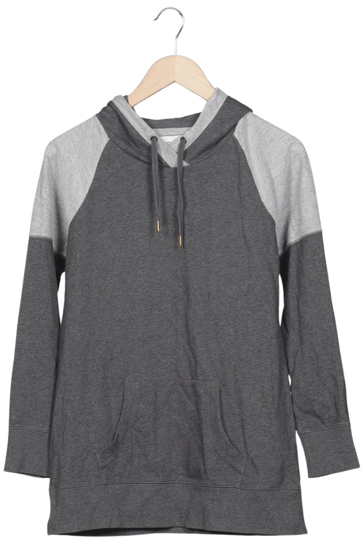 

Esprit Damen Kapuzenpullover, grau, Gr. 38
