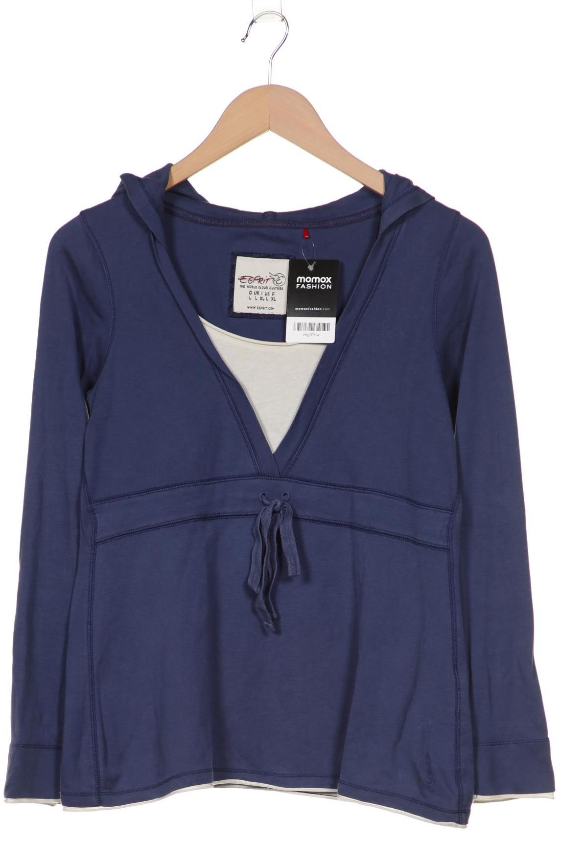 

Esprit Damen Kapuzenpullover, blau, Gr. 42