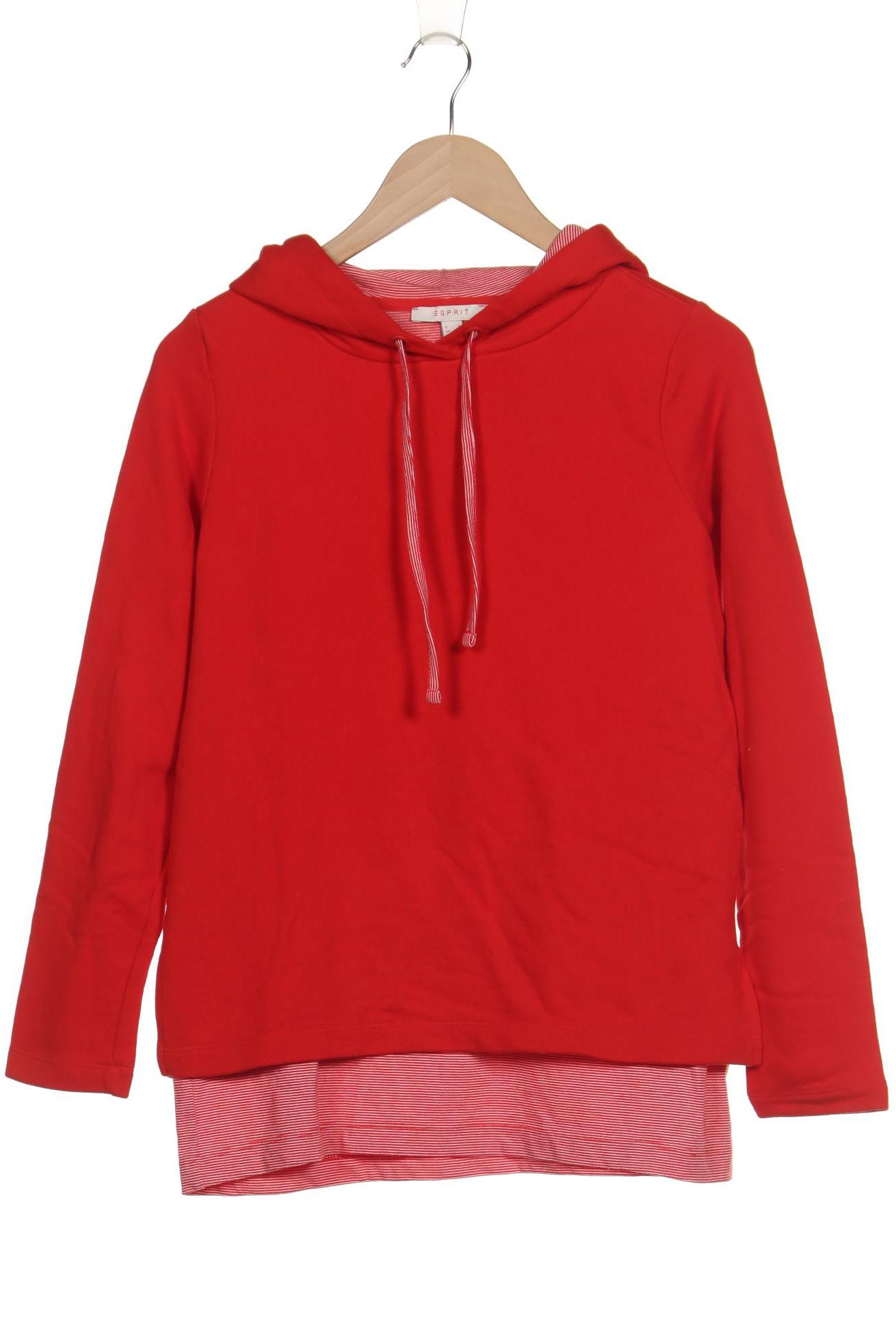 

Esprit Damen Kapuzenpullover, rot, Gr. 36