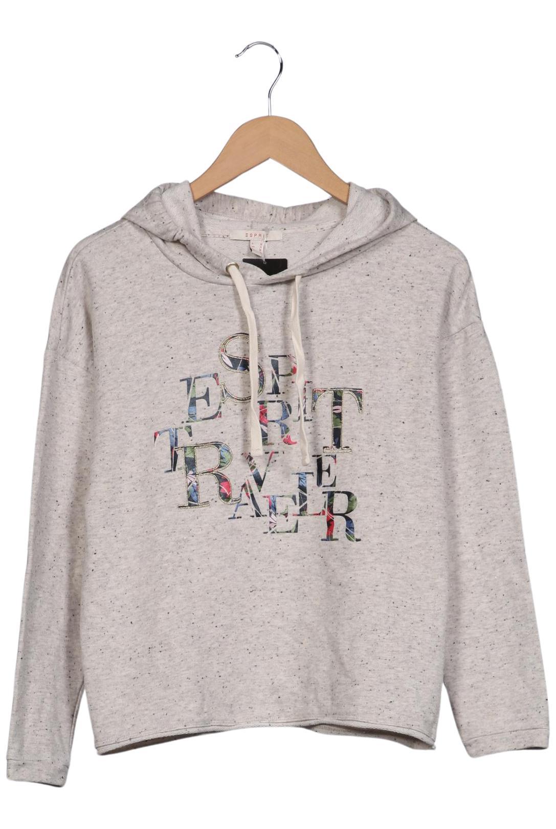 

Esprit Damen Kapuzenpullover, grau, Gr. 36
