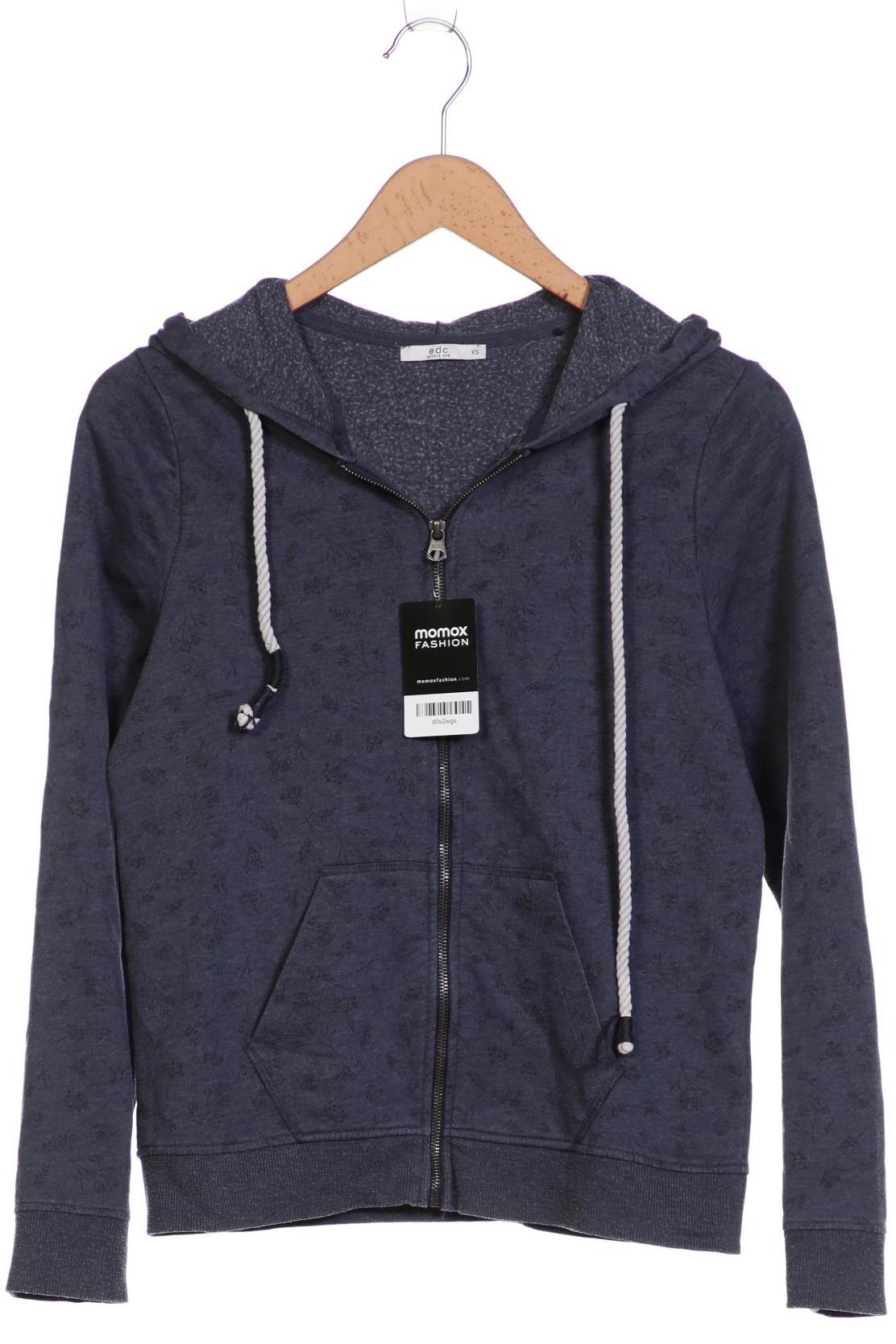 

Esprit Damen Kapuzenpullover, blau, Gr. 34