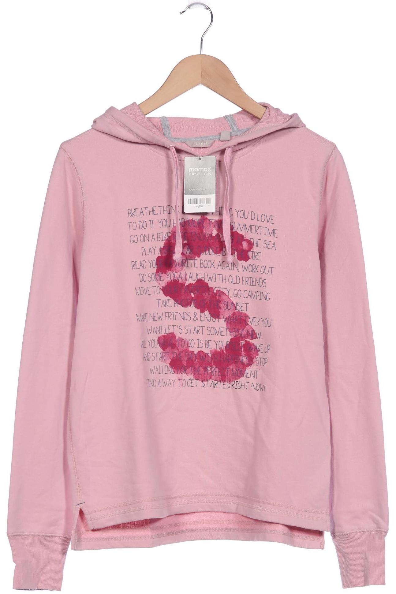 

Esprit Damen Kapuzenpullover, pink, Gr. 42
