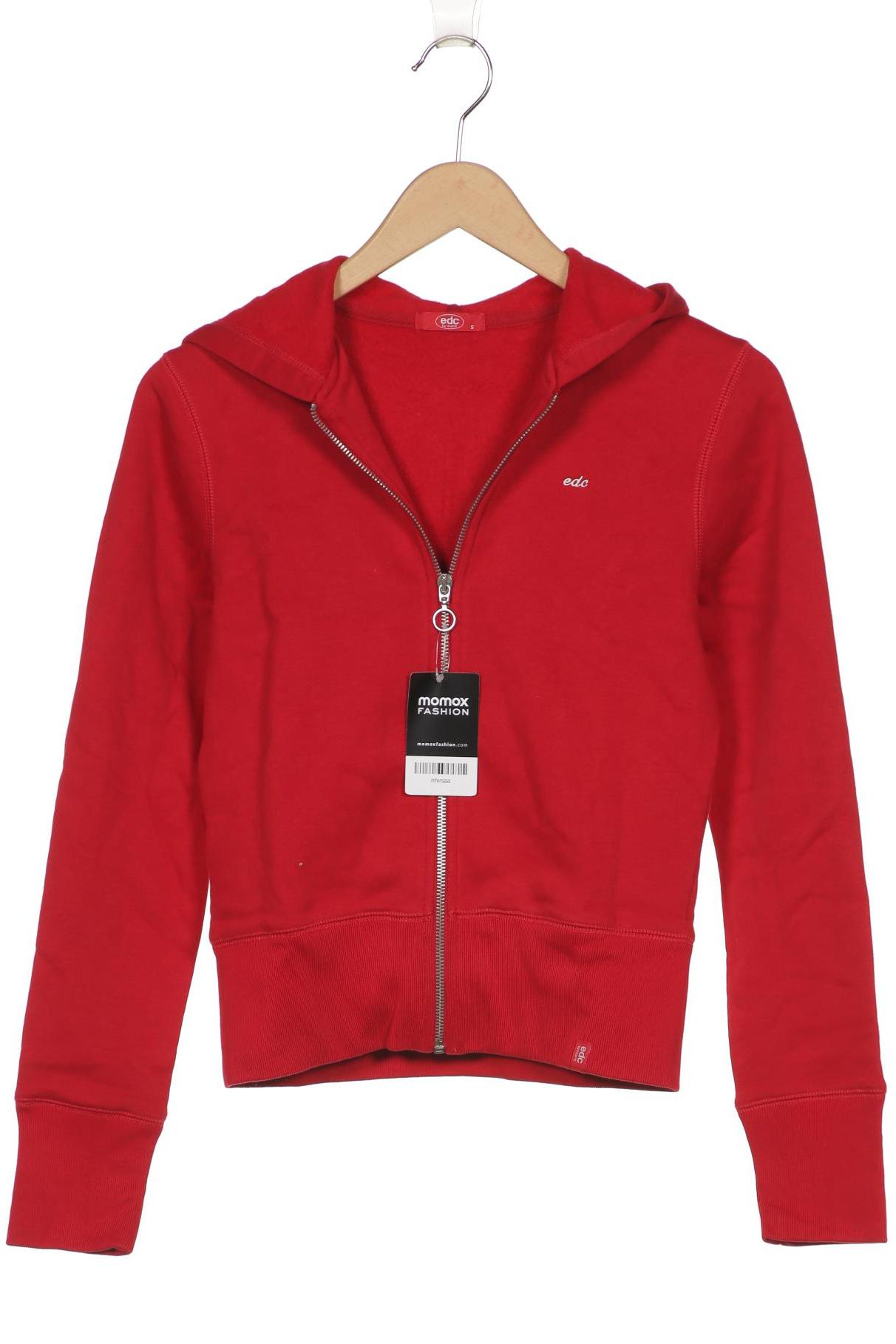 

Esprit Damen Kapuzenpullover, rot, Gr. 36