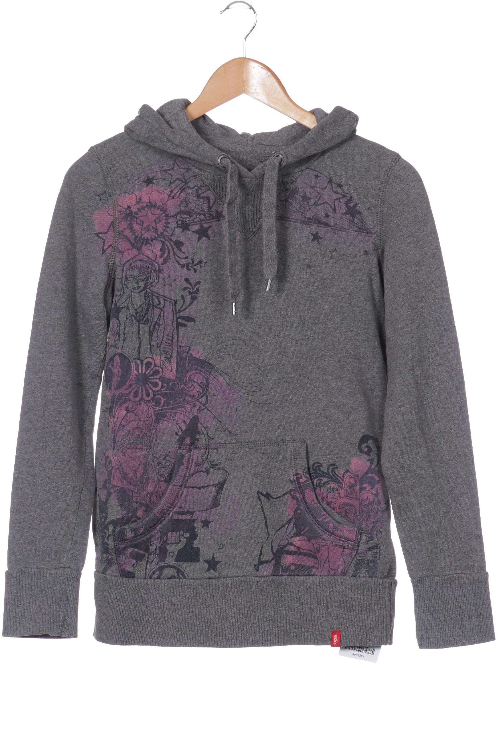 

Esprit Damen Kapuzenpullover, grau, Gr. 38