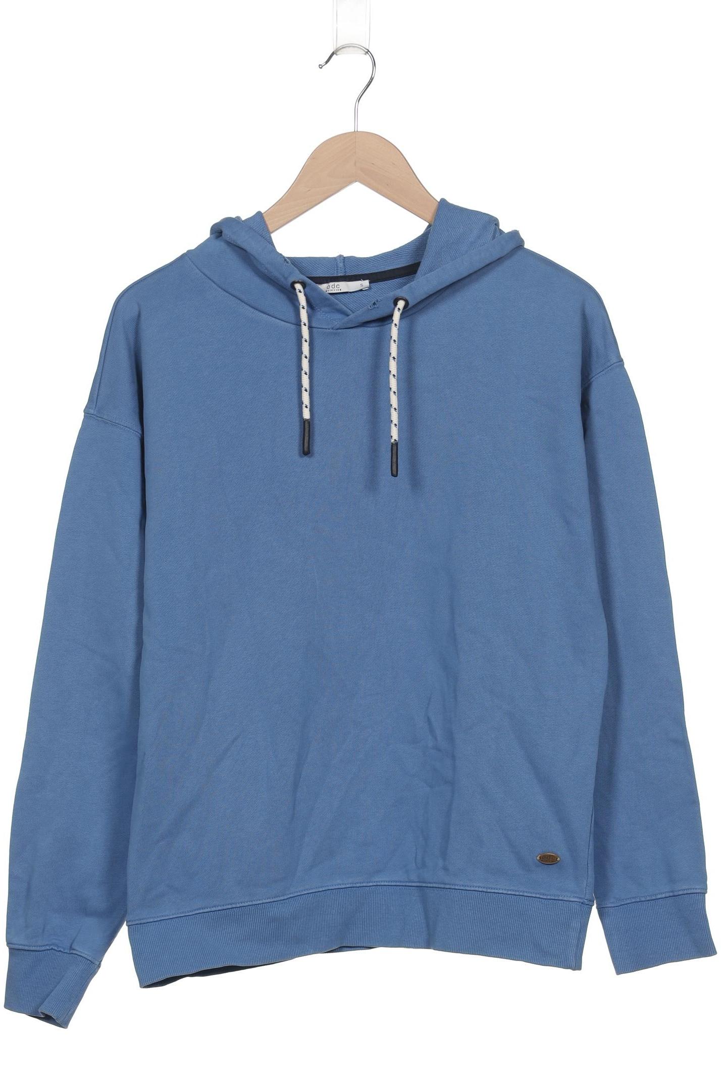 

Esprit Damen Kapuzenpullover, blau, Gr. 36