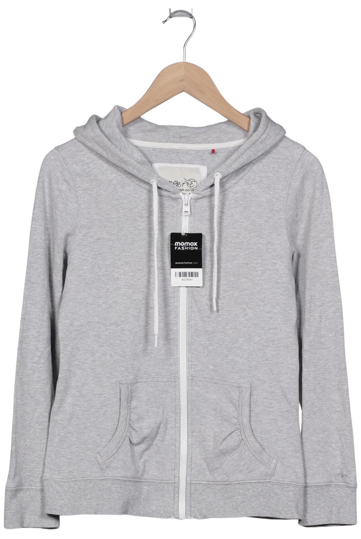 

Esprit Damen Kapuzenpullover, grau, Gr. 34