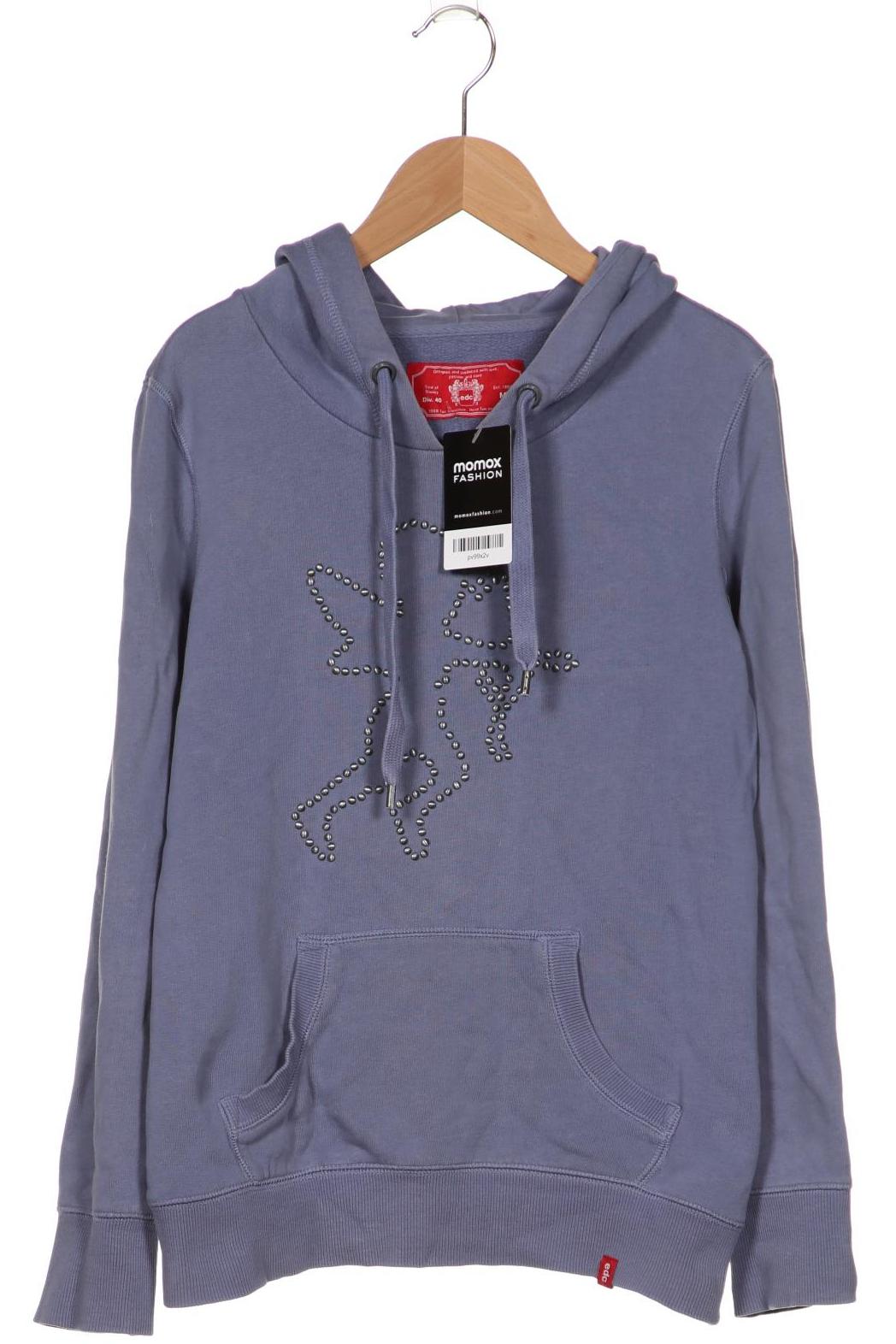 

Esprit Damen Kapuzenpullover, blau, Gr. 38