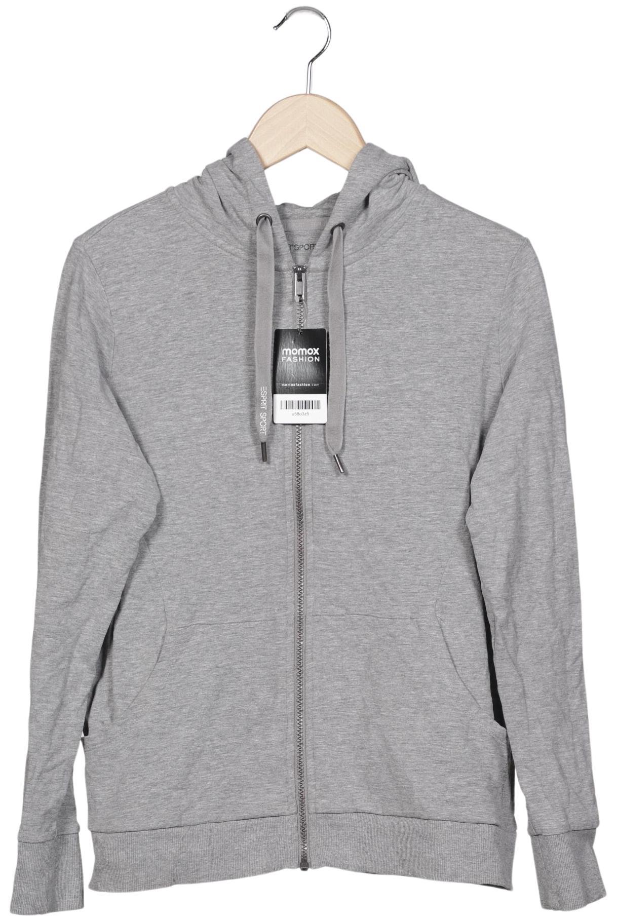 

Esprit Damen Kapuzenpullover, grau, Gr. 42