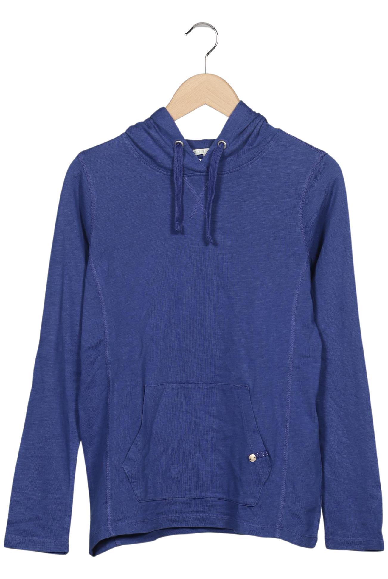

Esprit Damen Kapuzenpullover, blau, Gr. 34