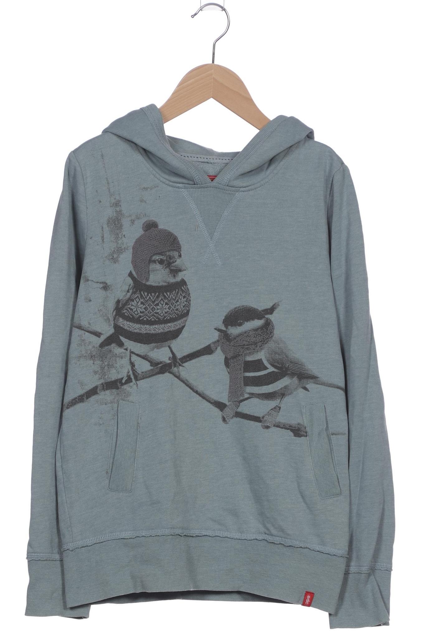 

Esprit Damen Kapuzenpullover, blau, Gr. 38