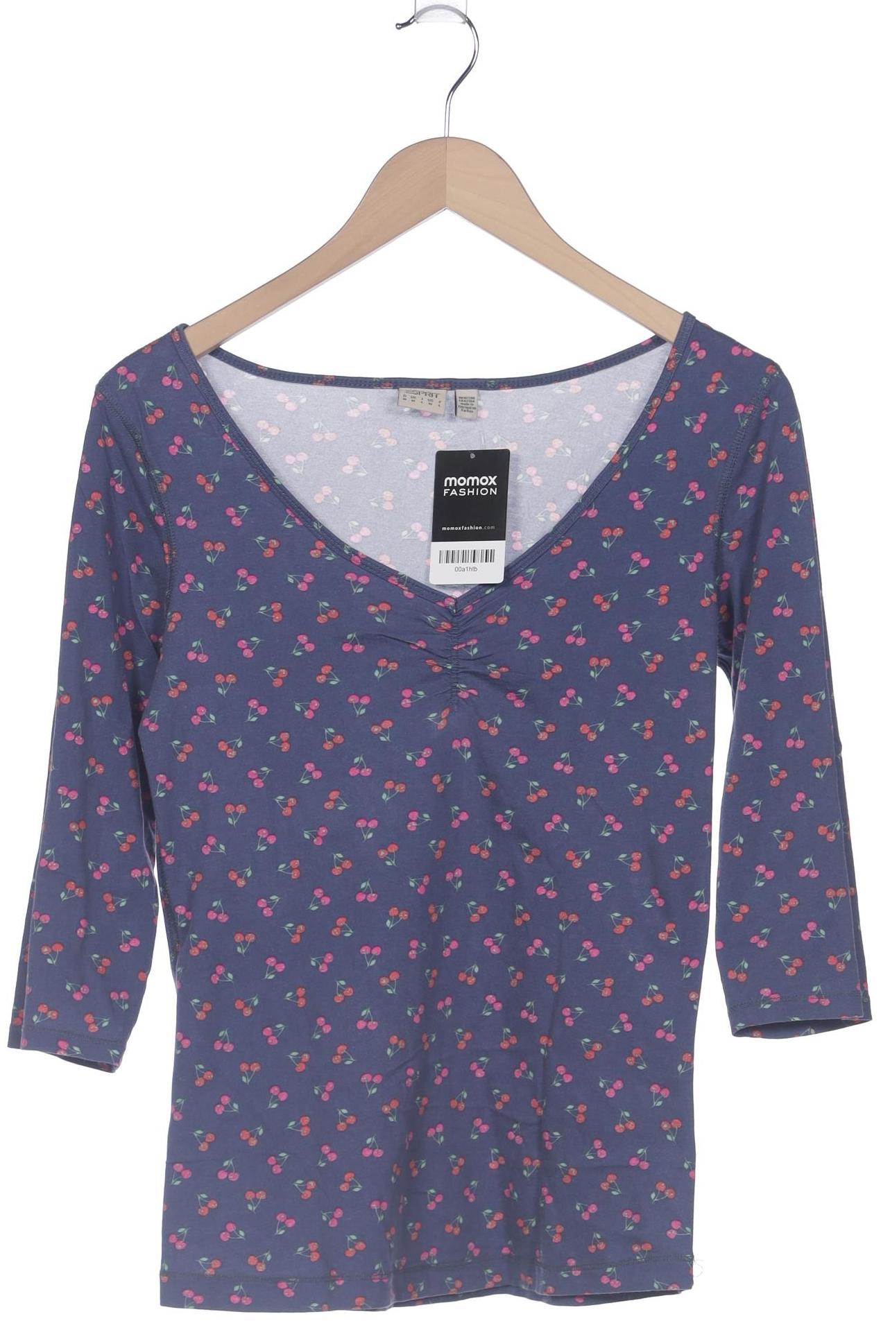 

Esprit Damen Langarmshirt, blau, Gr. 38