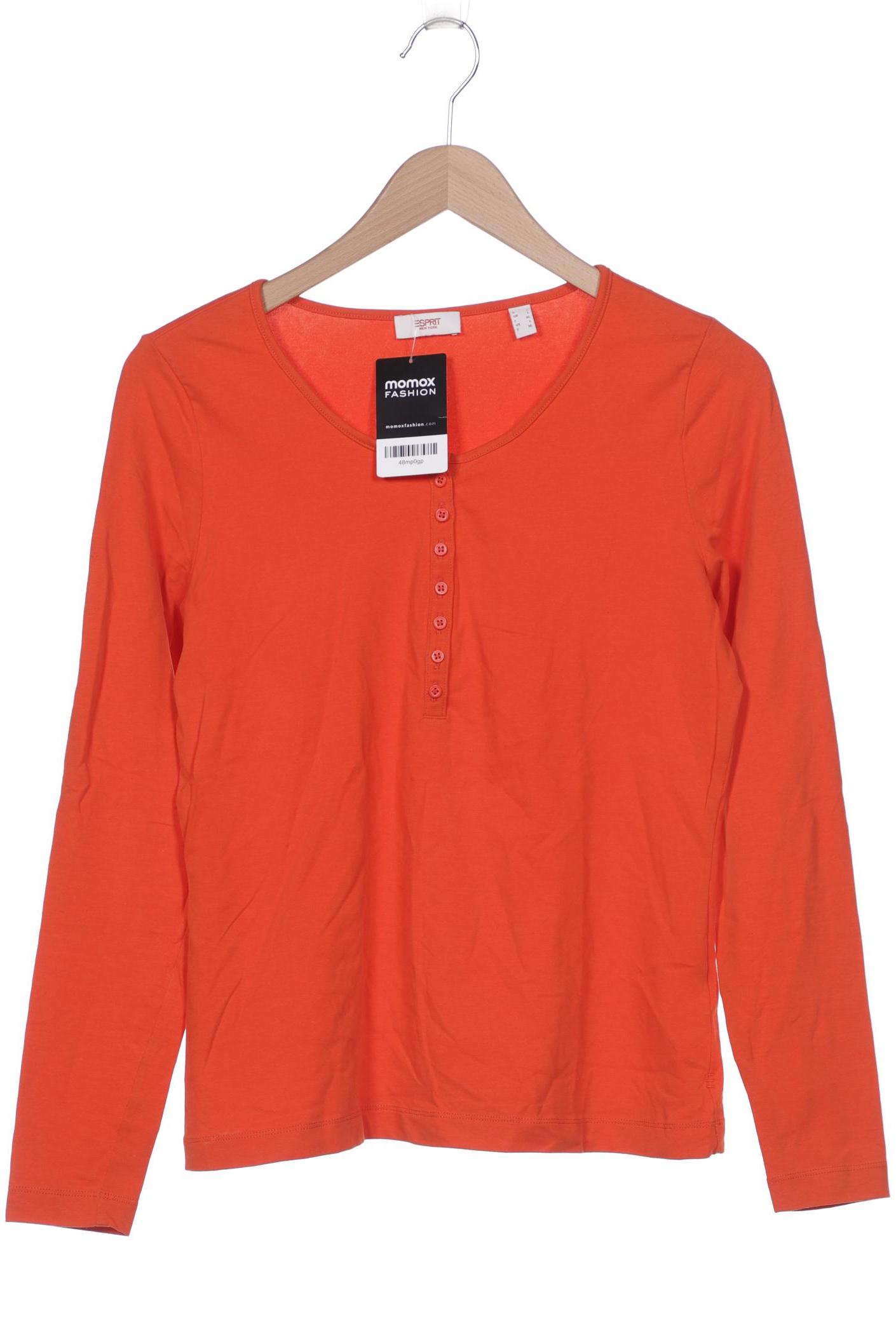 

Esprit Damen Langarmshirt, orange, Gr. 42