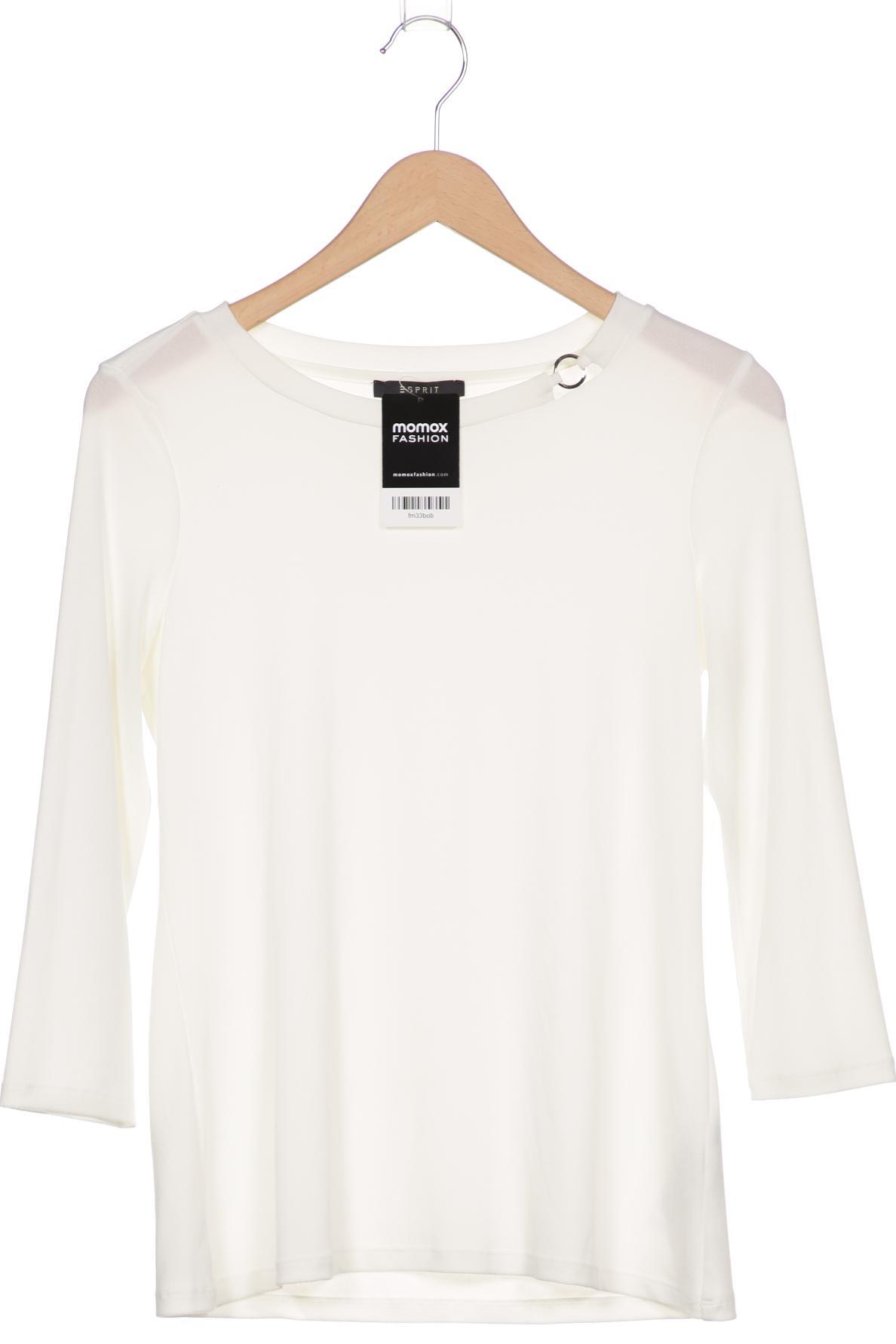 

Esprit Damen Langarmshirt, weiß, Gr. 36
