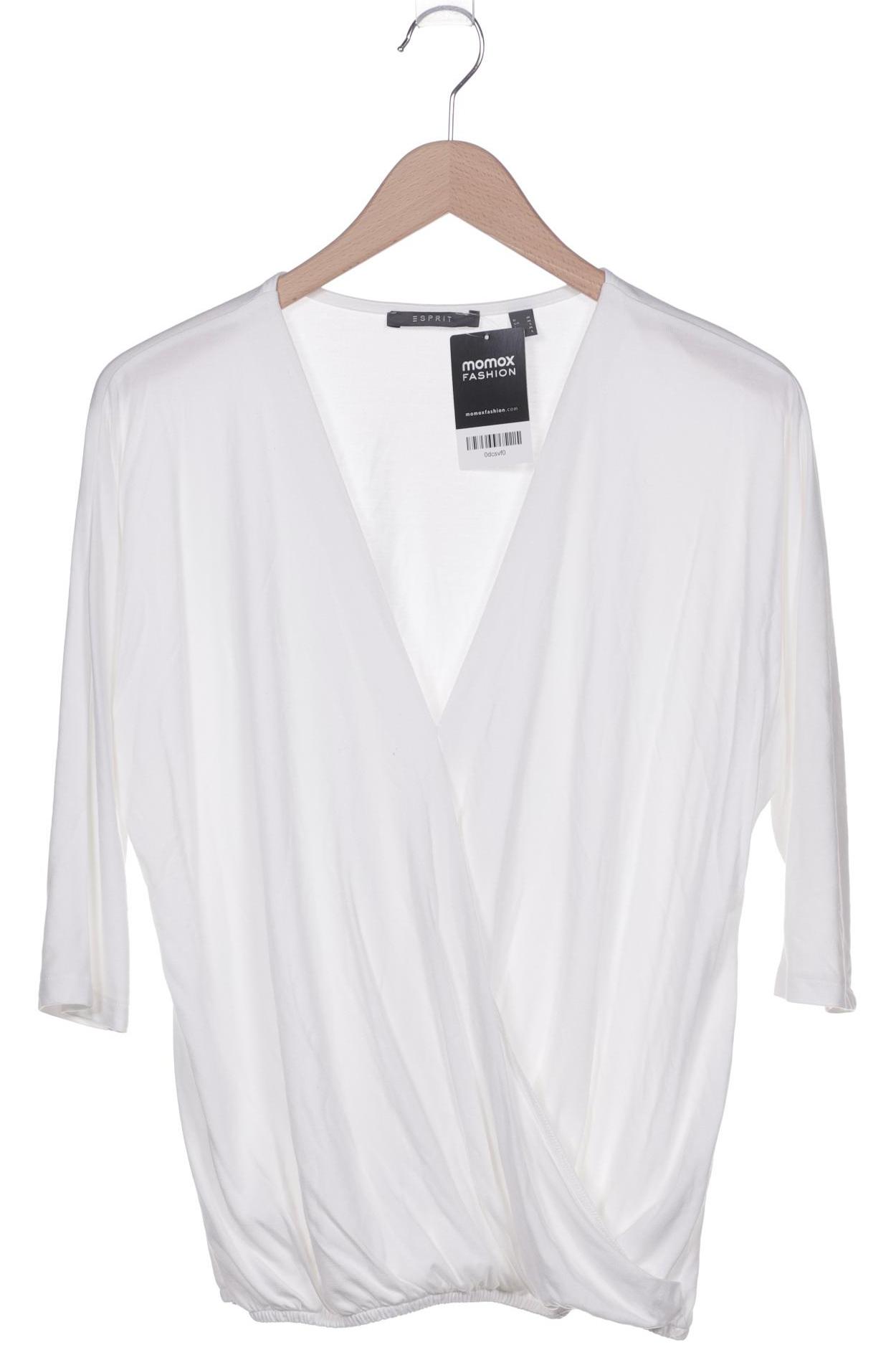 

Esprit Damen Langarmshirt, weiß, Gr. 38