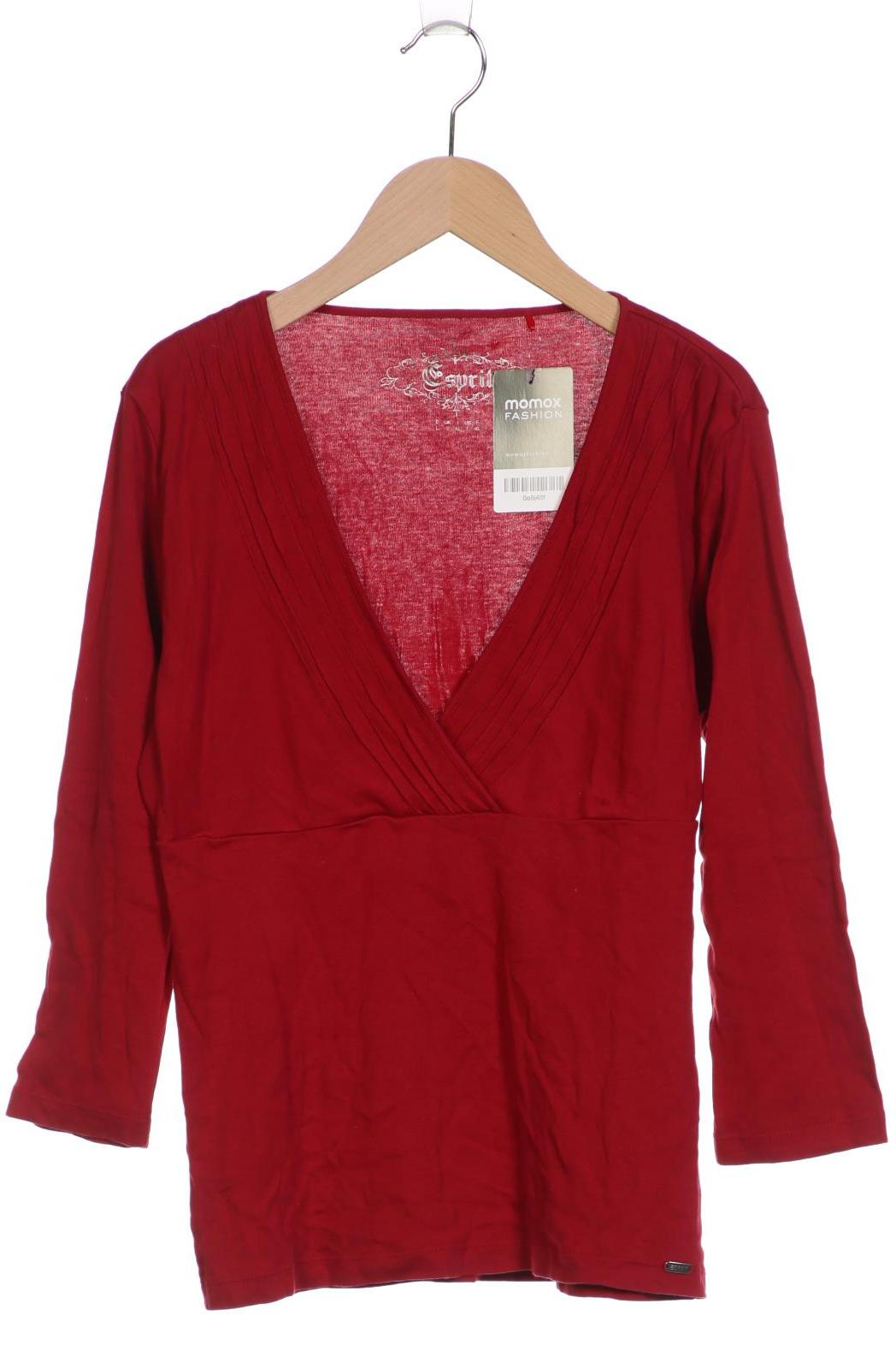 

Esprit Damen Langarmshirt, rot, Gr. 42