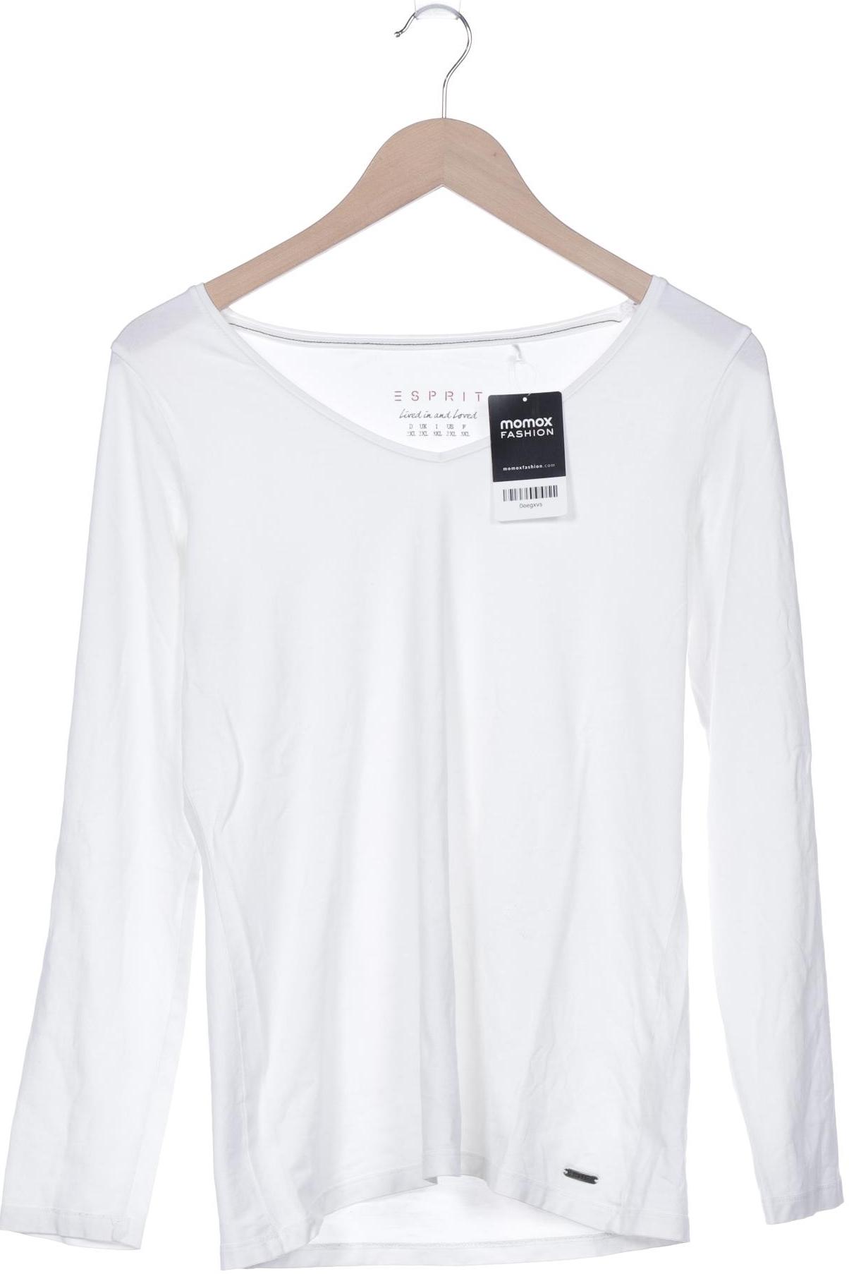 

Esprit Damen Langarmshirt, weiß, Gr. 46