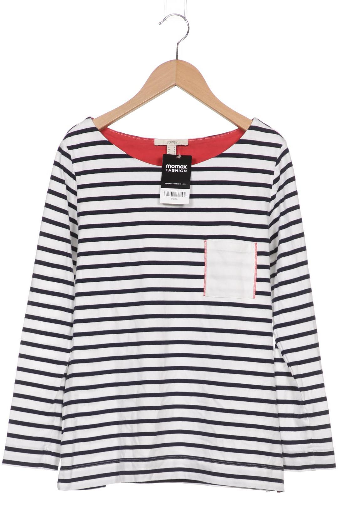 

Esprit Damen Langarmshirt, weiß, Gr. 36