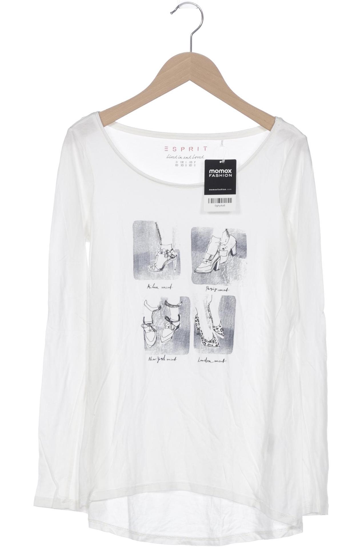 

Esprit Damen Langarmshirt, cremeweiß, Gr. 34