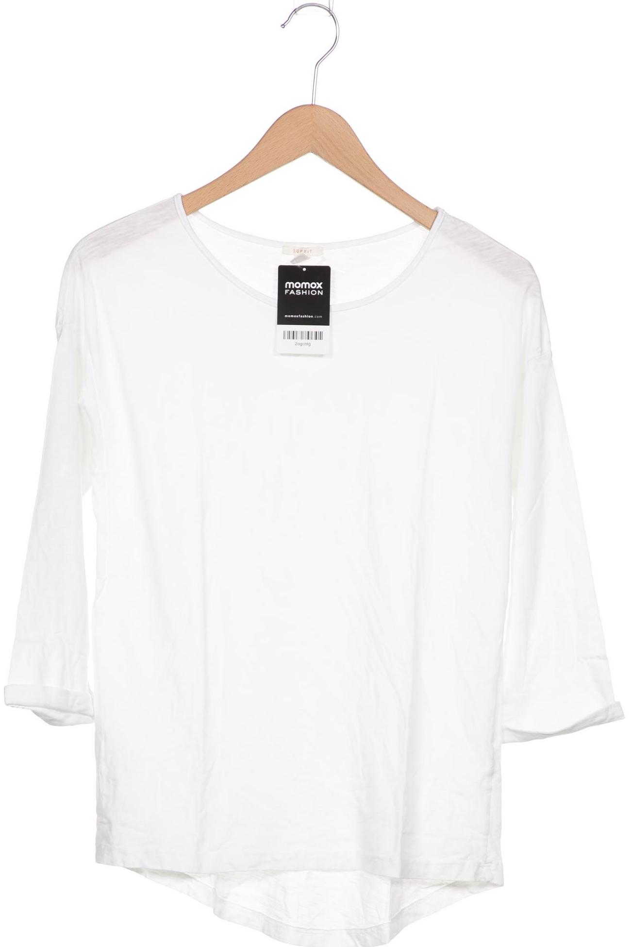 

Esprit Damen Langarmshirt, weiß, Gr. 38