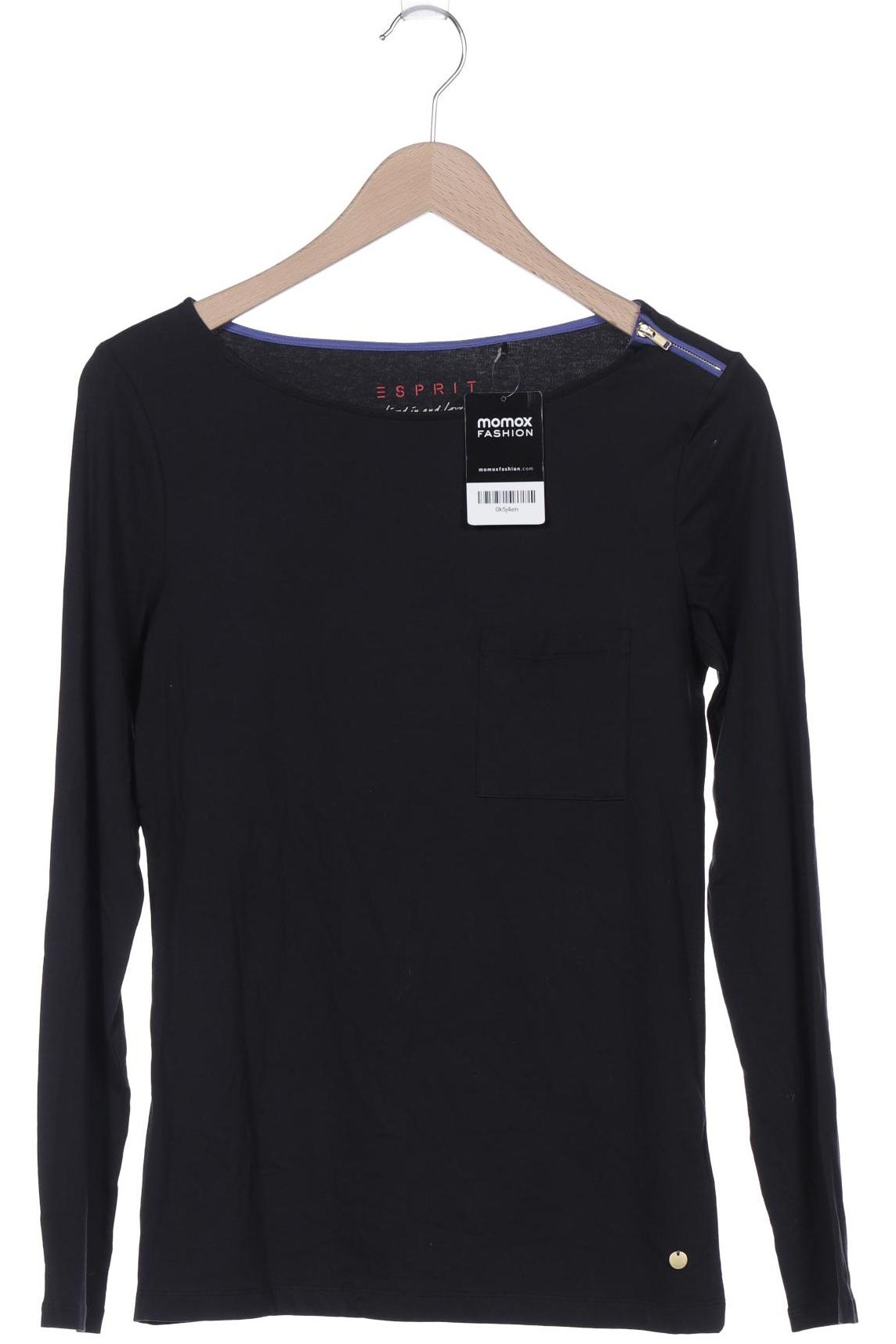 

Esprit Damen Langarmshirt, schwarz, Gr. 38
