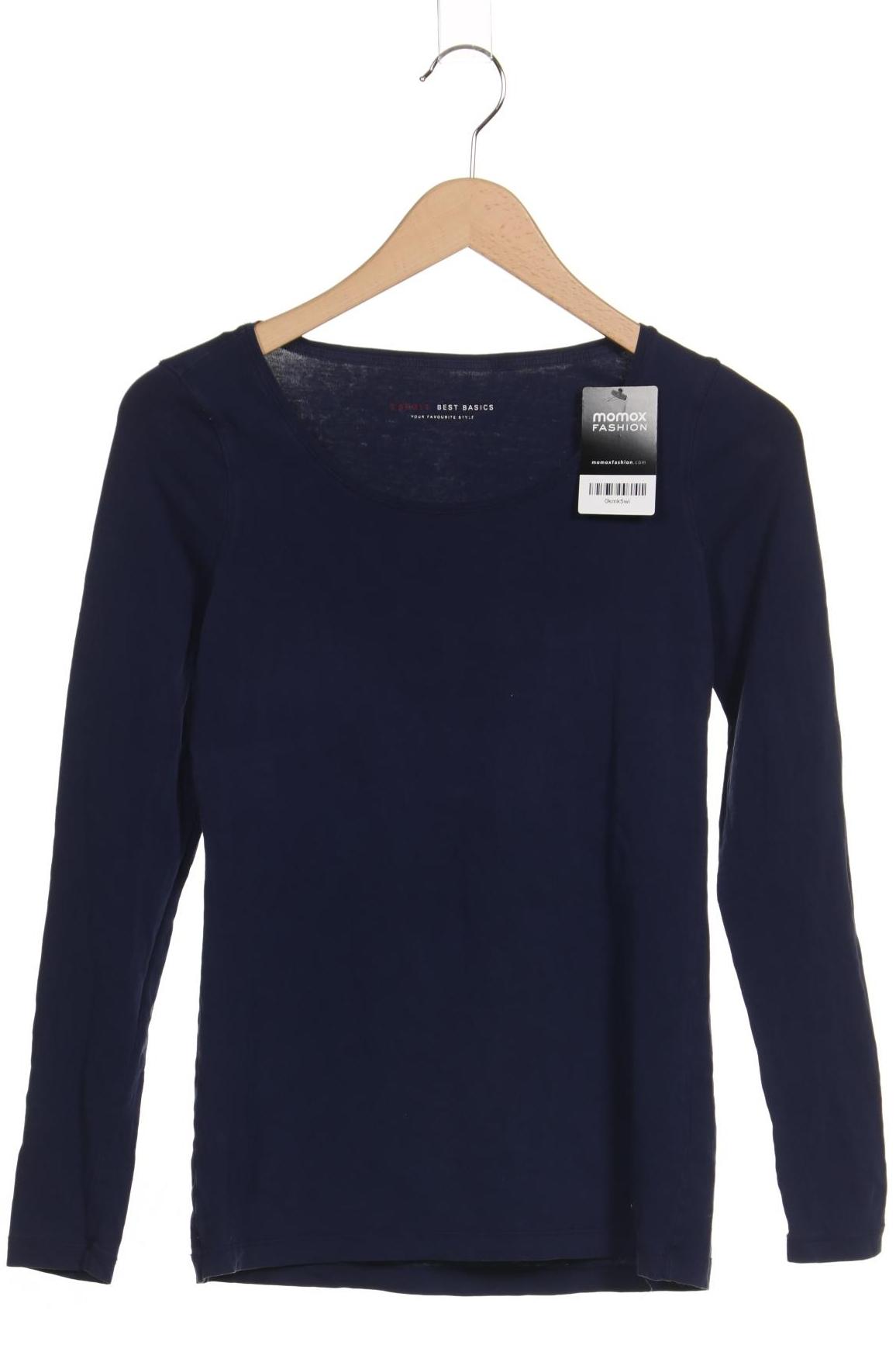 

Esprit Damen Langarmshirt, marineblau, Gr. 38