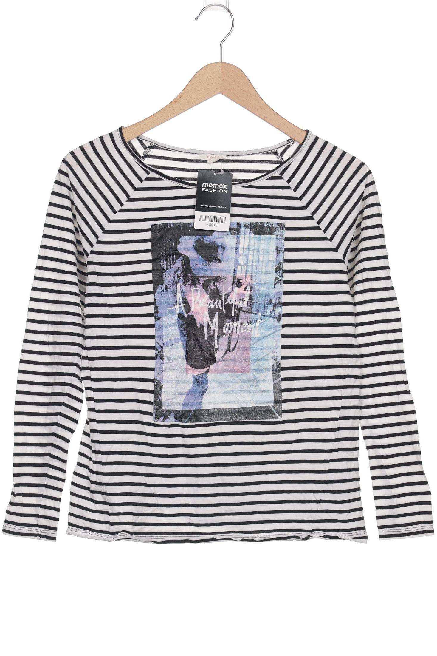 

Esprit Damen Langarmshirt, weiß, Gr. 34