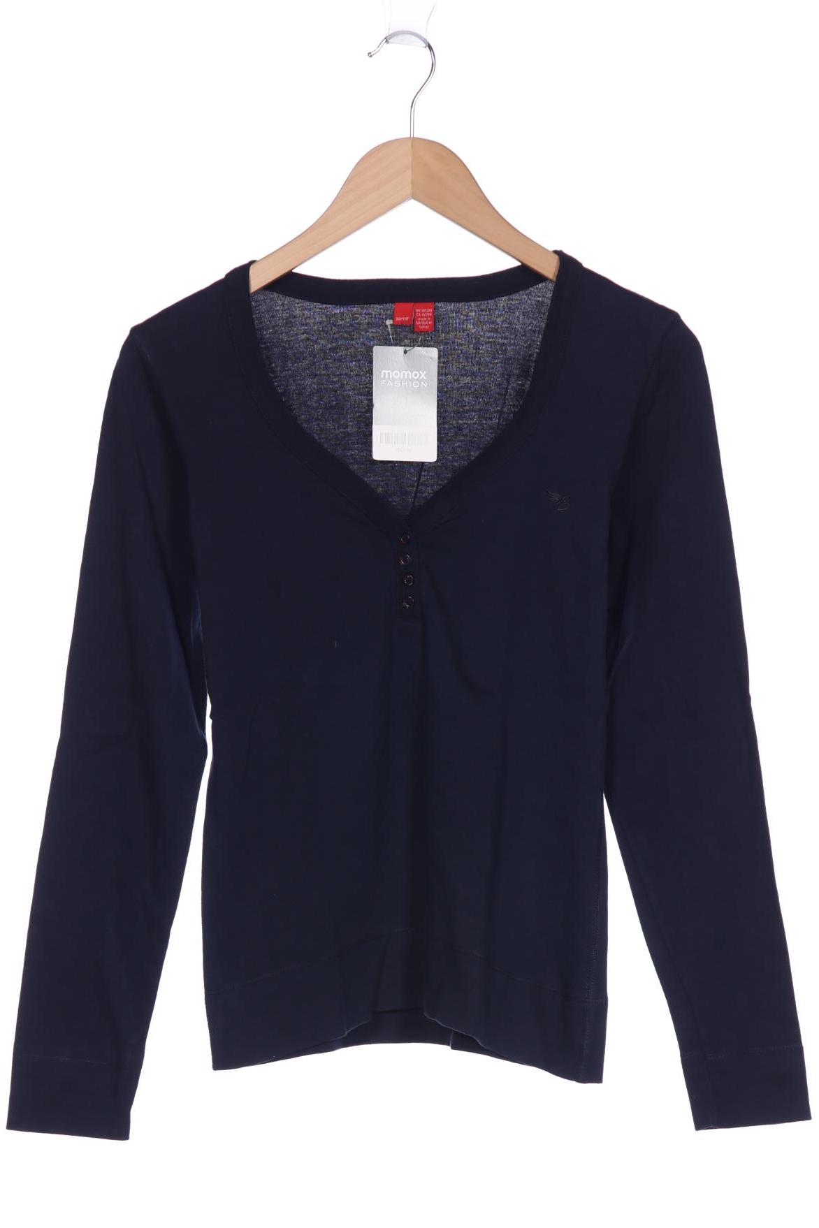 

Esprit Damen Langarmshirt, marineblau, Gr. 38