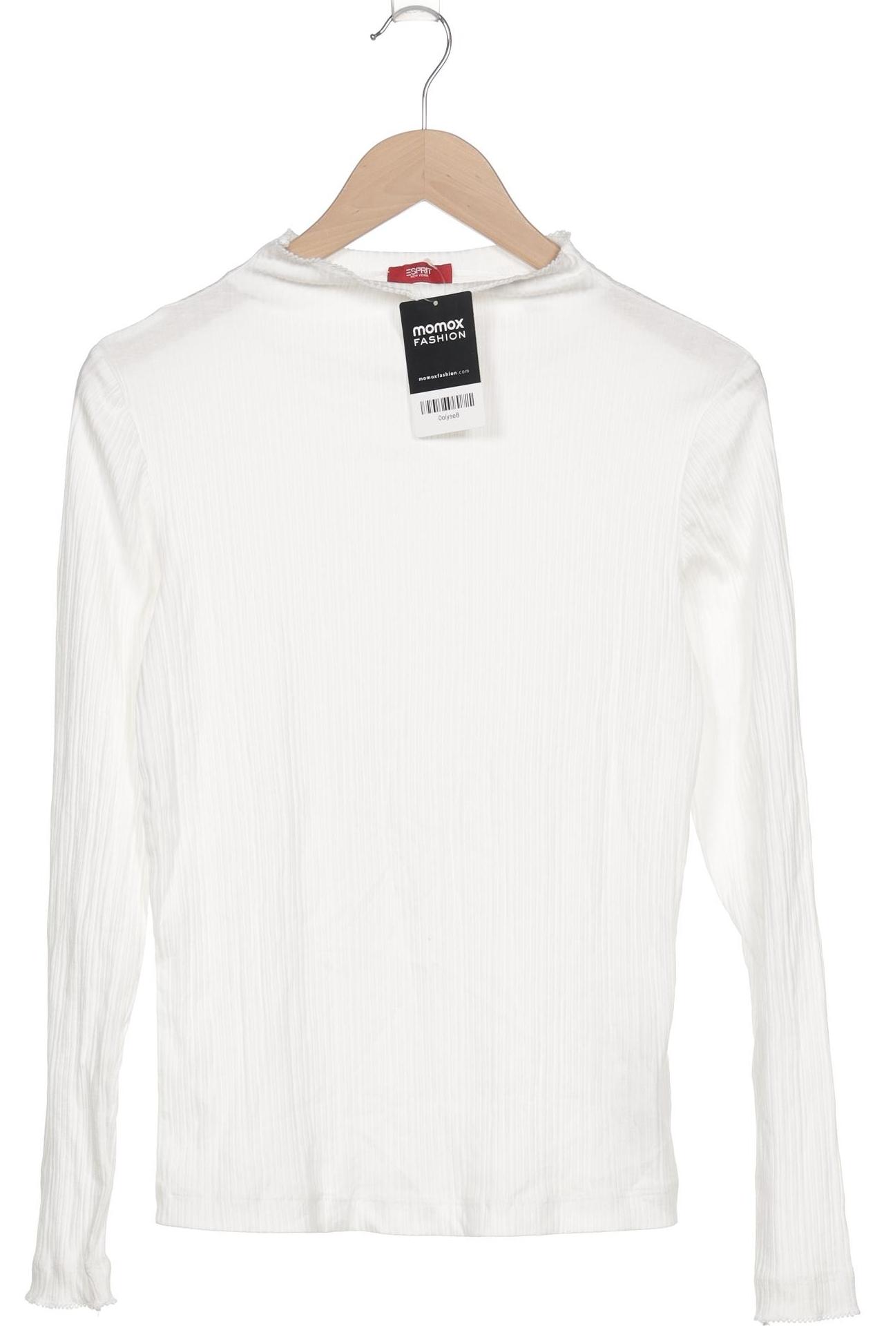 

Esprit Damen Langarmshirt, weiß, Gr. 38