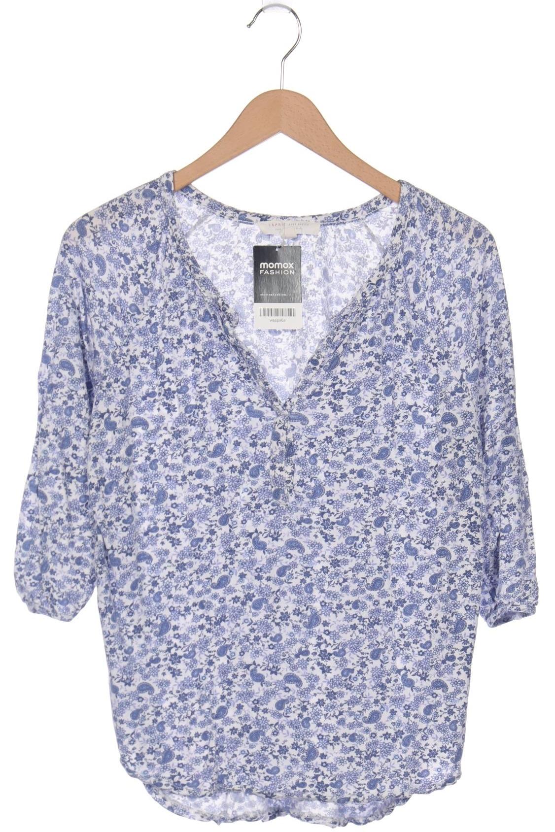 

Esprit Damen Langarmshirt, blau, Gr. 38