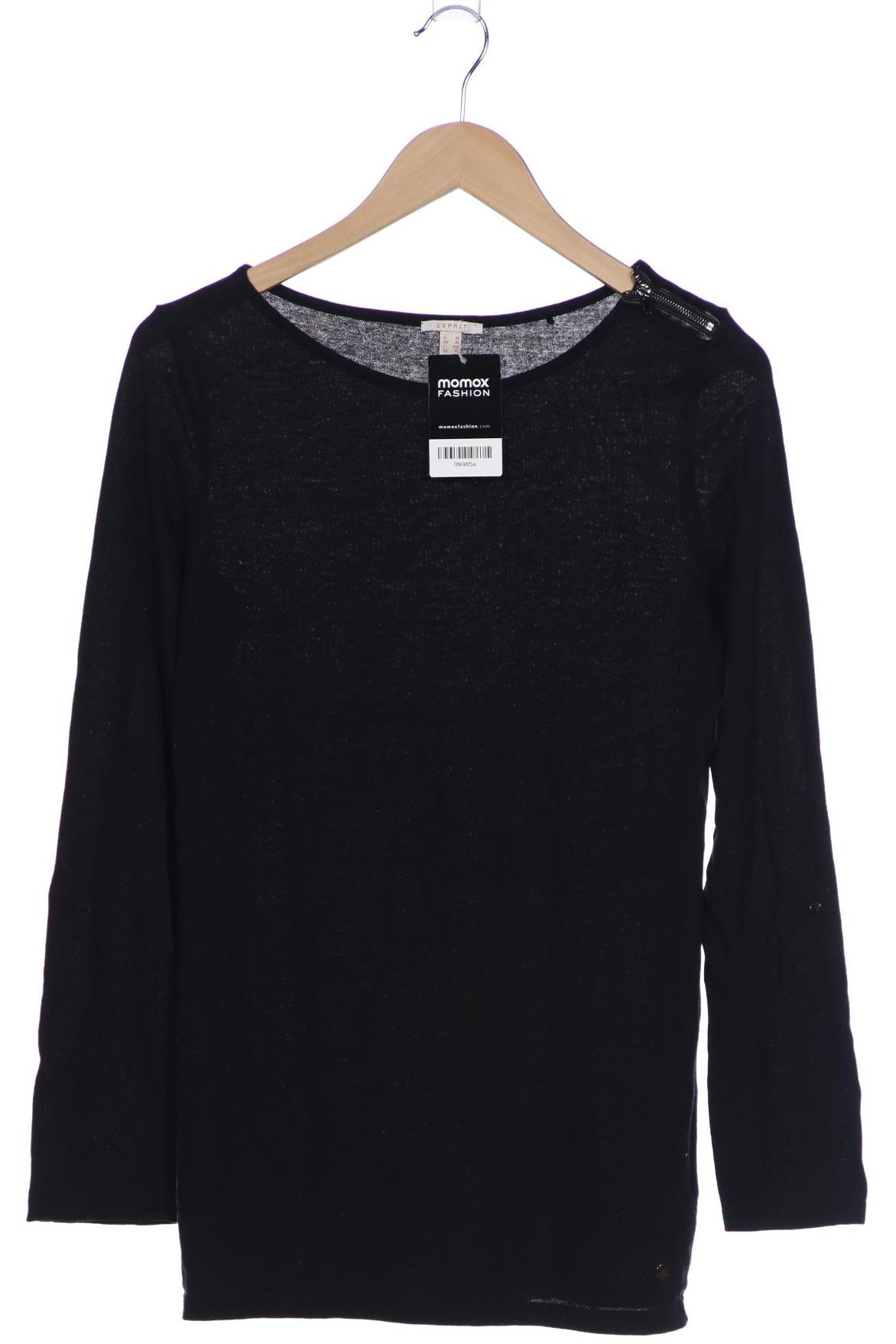 

Esprit Damen Langarmshirt, schwarz, Gr. 44