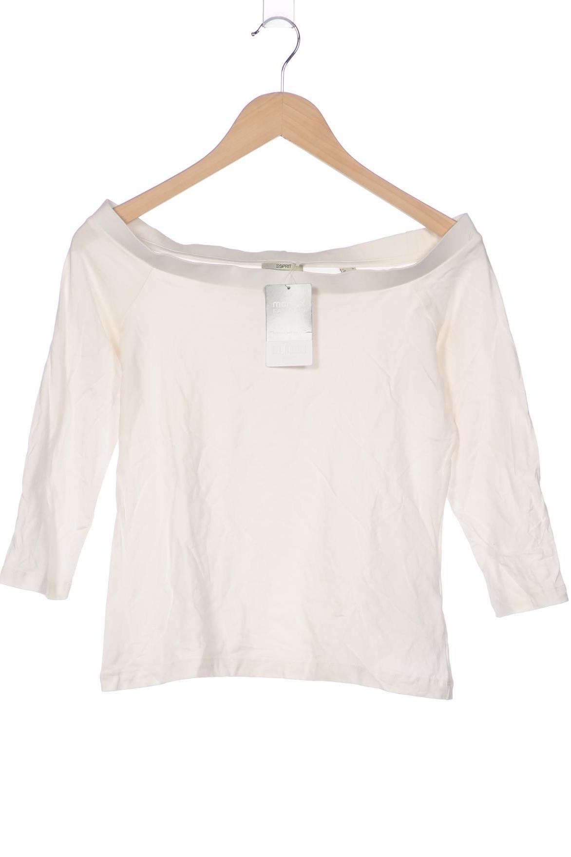 

Esprit Damen Langarmshirt, weiß, Gr. 36