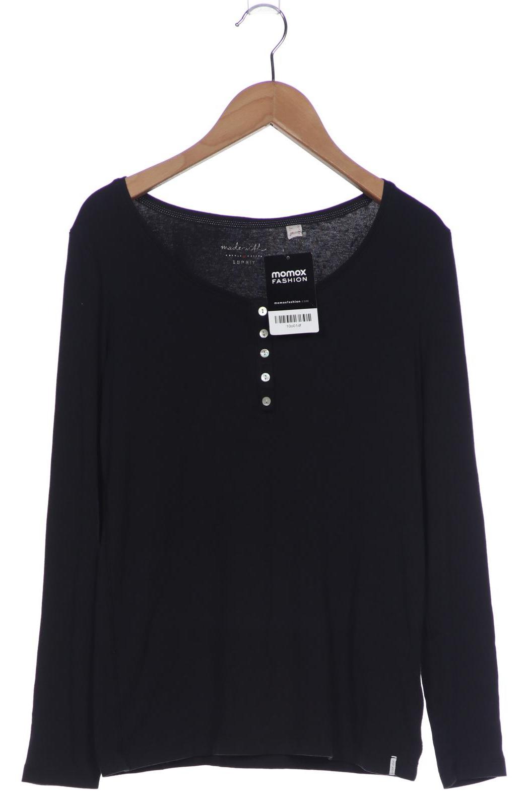 

Esprit Damen Langarmshirt, schwarz, Gr. 38