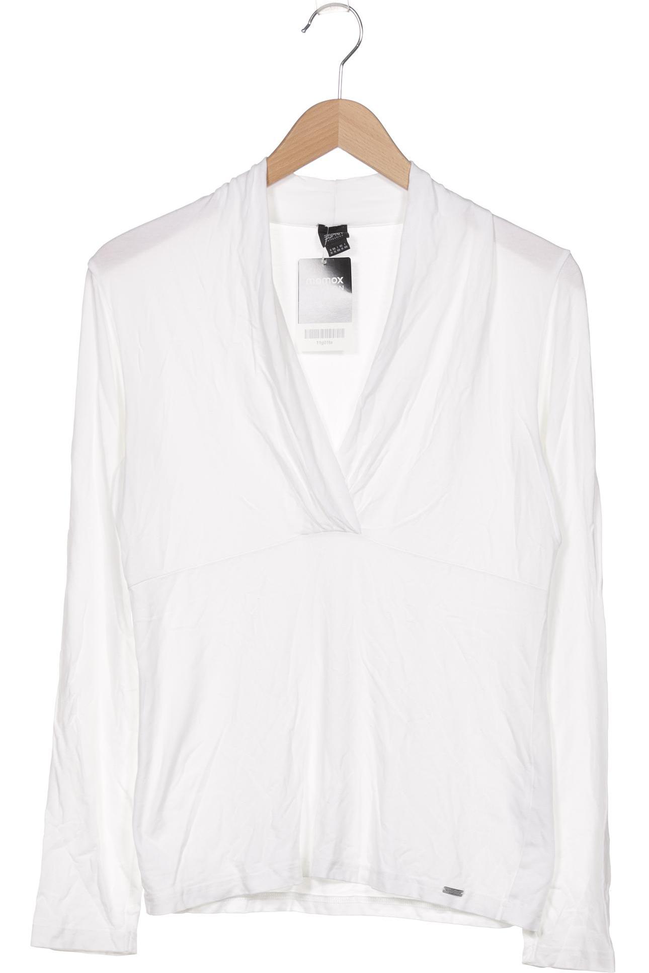 

Esprit Damen Langarmshirt, weiß, Gr. 44
