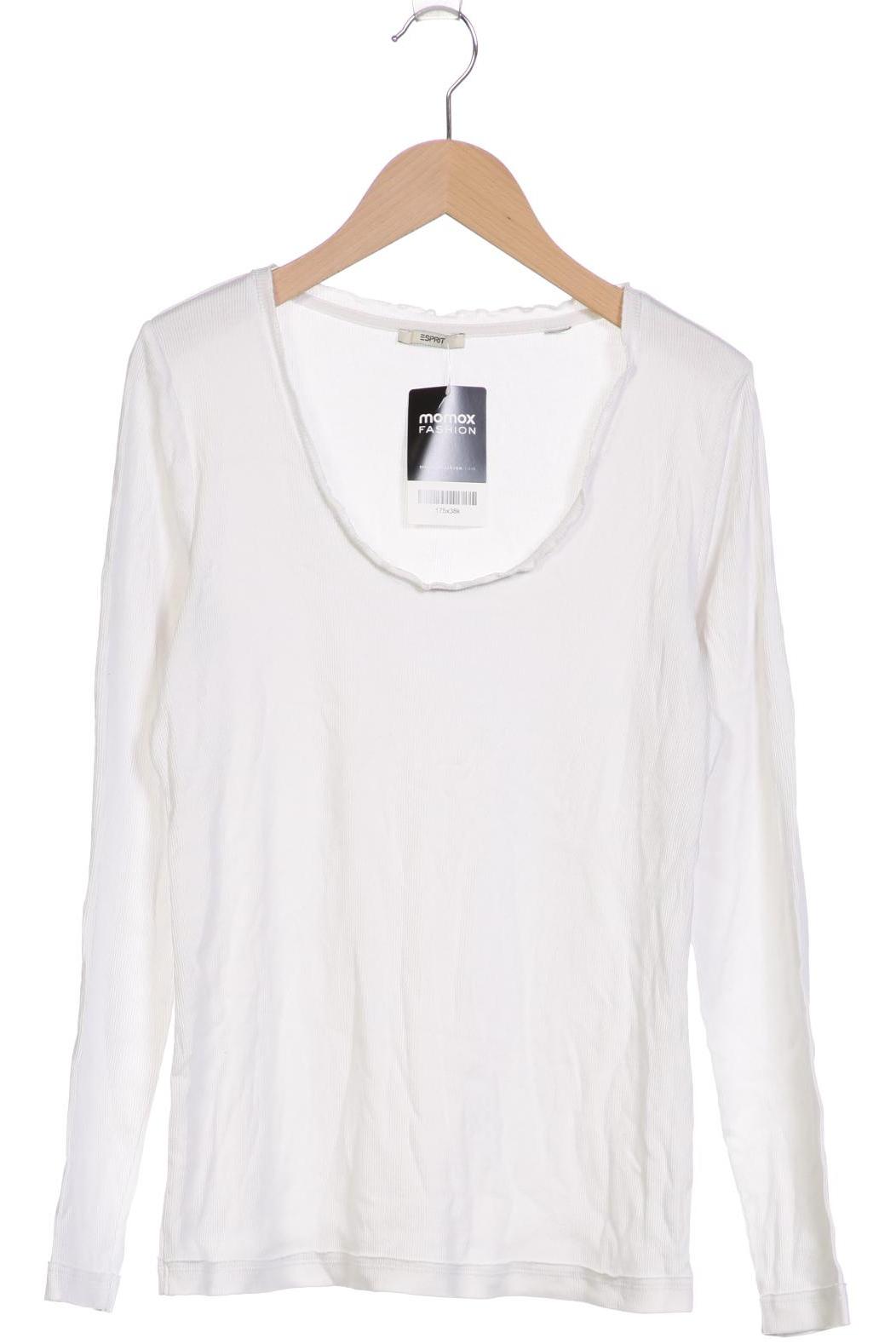 

Esprit Damen Langarmshirt, weiß, Gr. 38