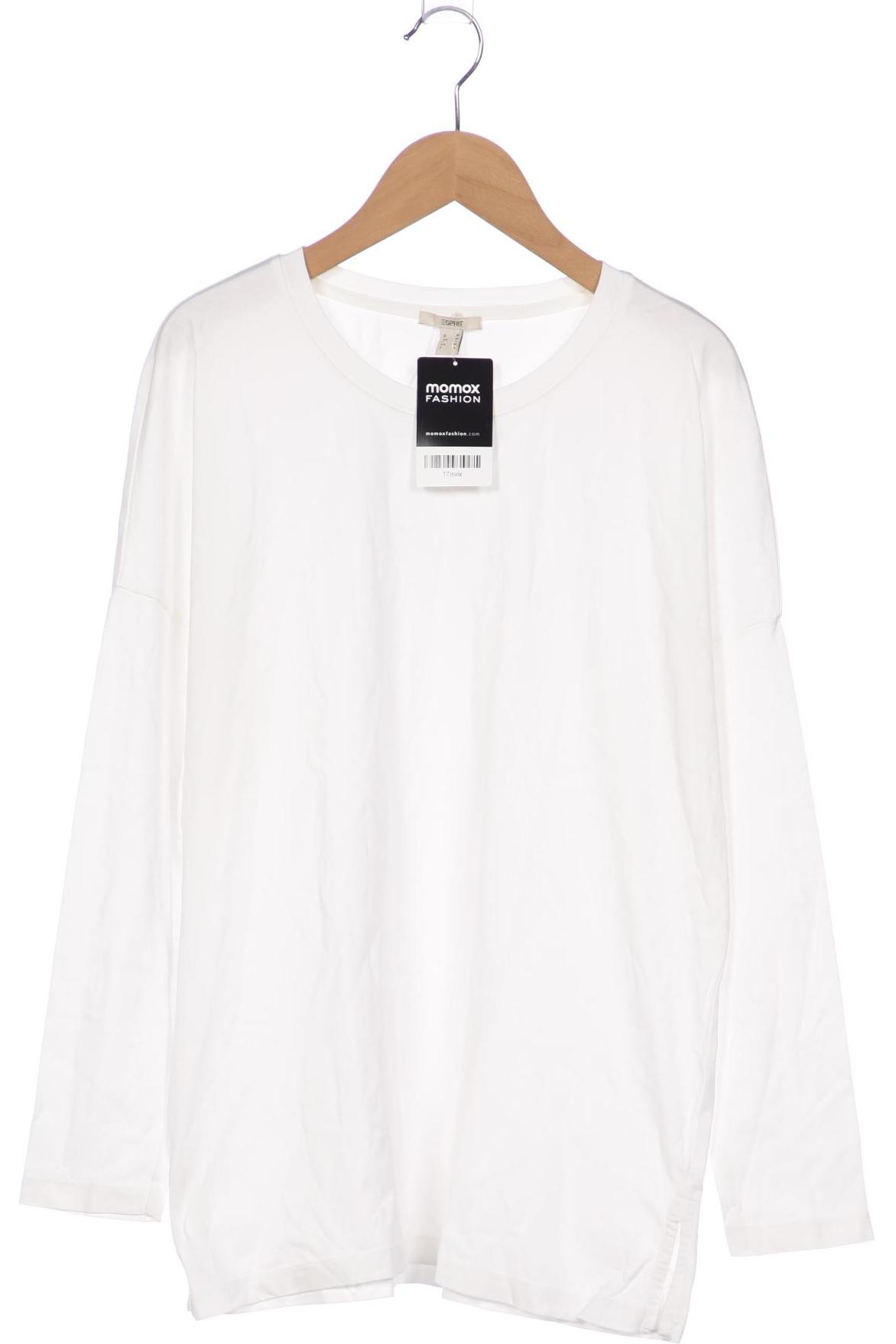 

Esprit Damen Langarmshirt, weiß, Gr. 38