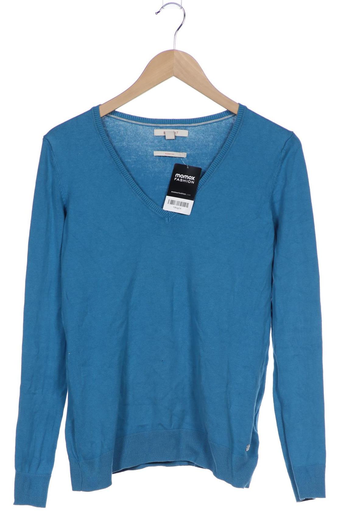 

Esprit Damen Langarmshirt, blau, Gr. 38