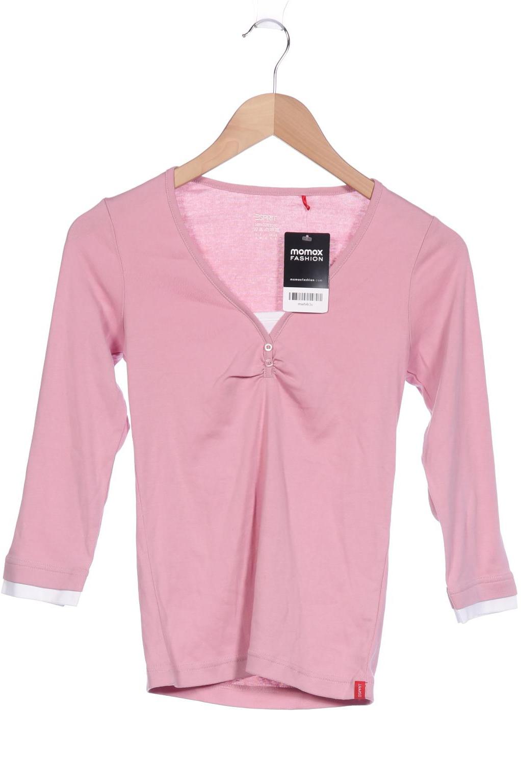 

Esprit Damen Langarmshirt, pink, Gr. 36