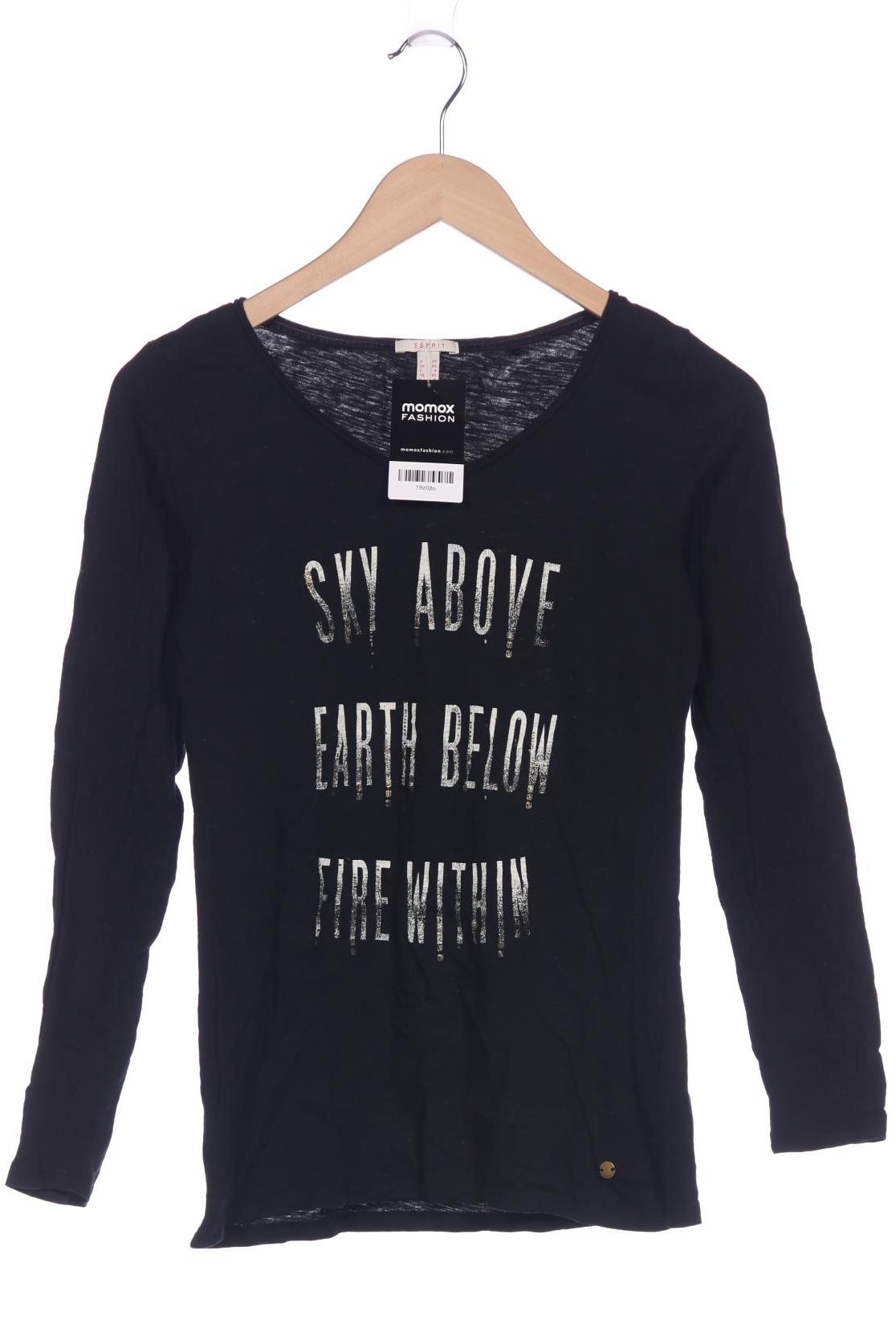 

Esprit Damen Langarmshirt, schwarz, Gr. 34