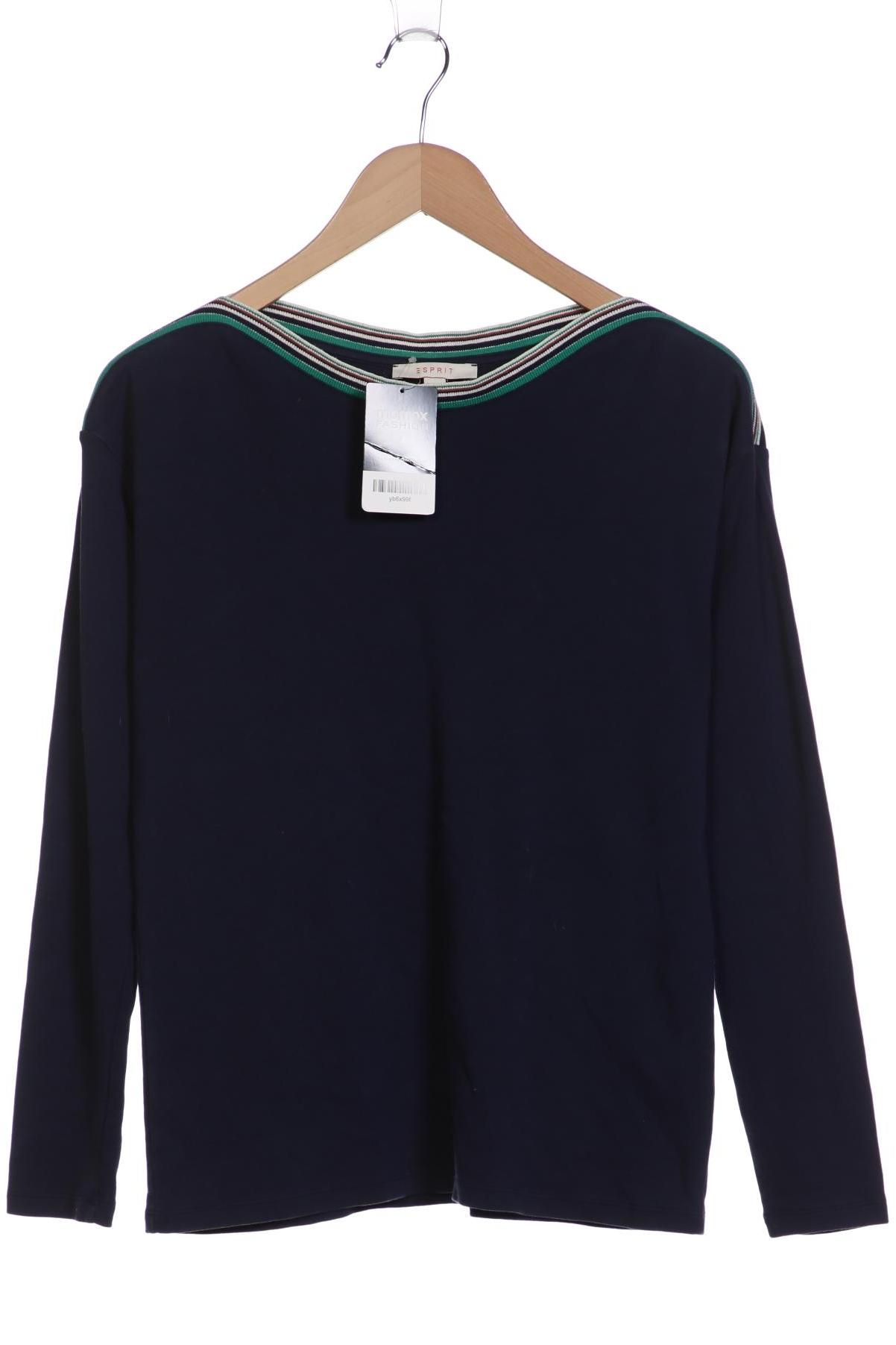 

Esprit Damen Langarmshirt, marineblau, Gr. 38