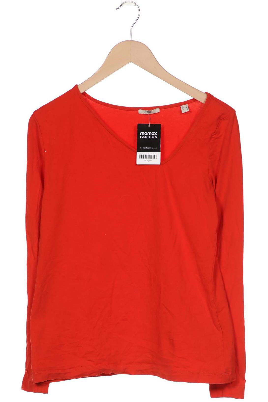 

Esprit Damen Langarmshirt, orange, Gr. 42