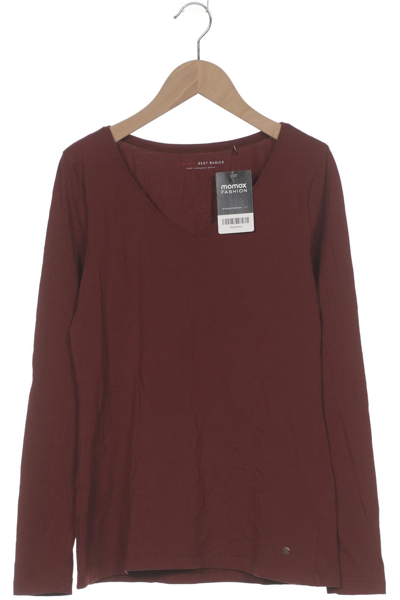 

Esprit Damen Langarmshirt, bordeaux, Gr. 42