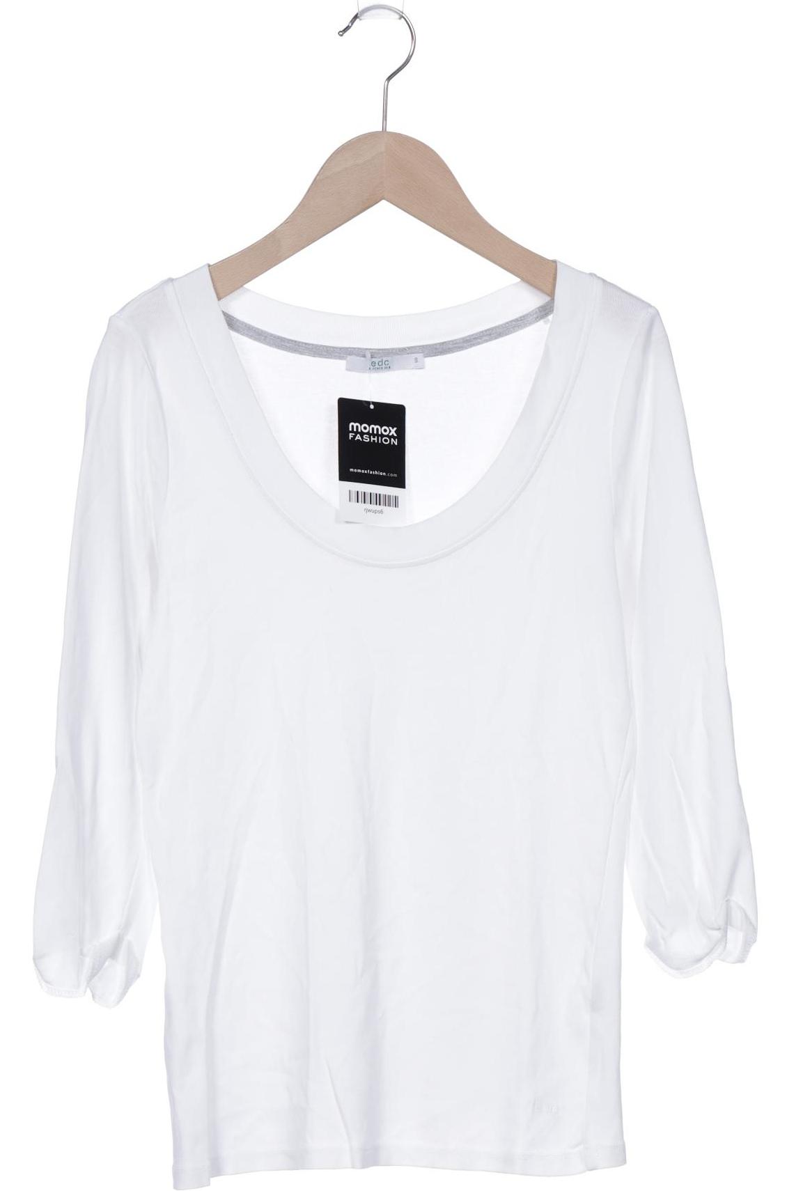 

Esprit Damen Langarmshirt, weiß, Gr. 36