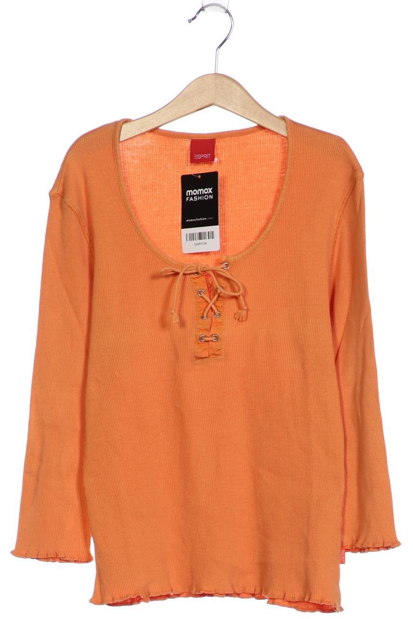 

Esprit Damen Langarmshirt, orange, Gr. 36