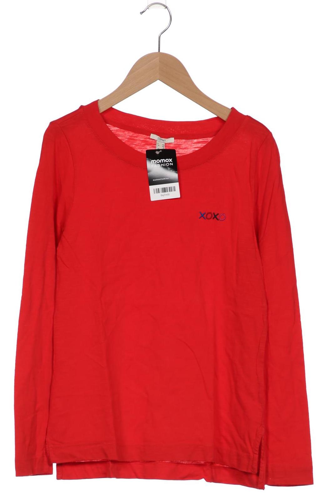 

Esprit Damen Langarmshirt, rot, Gr. 34