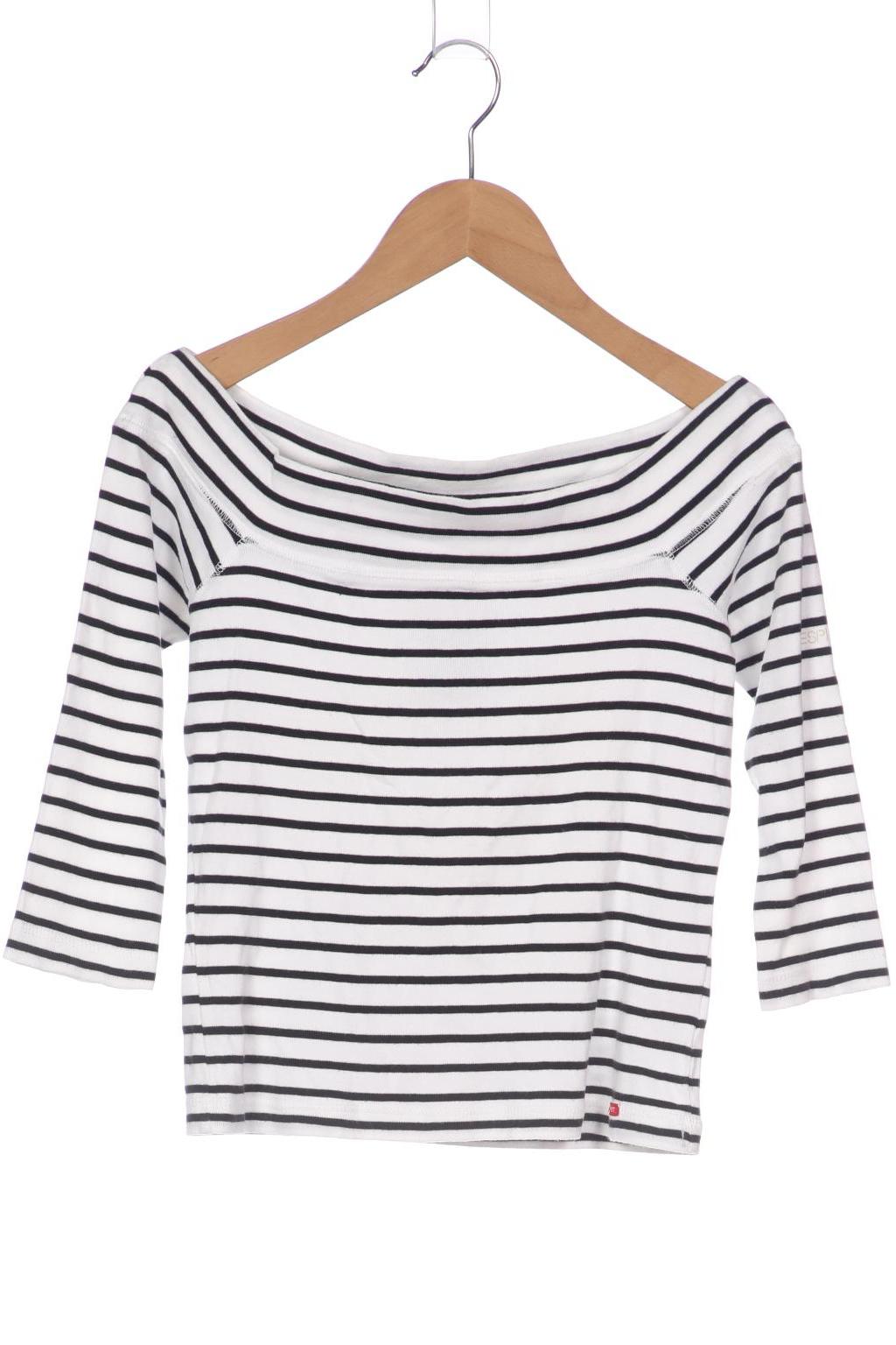 

Esprit Damen Langarmshirt, weiß, Gr. 34