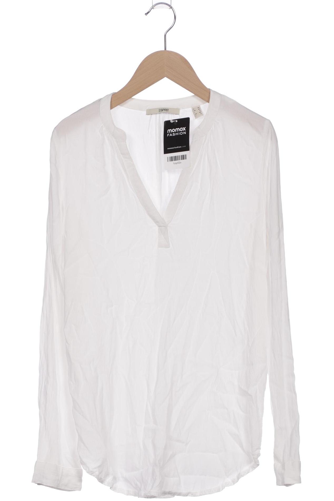 

Esprit Damen Langarmshirt, weiß, Gr. 34