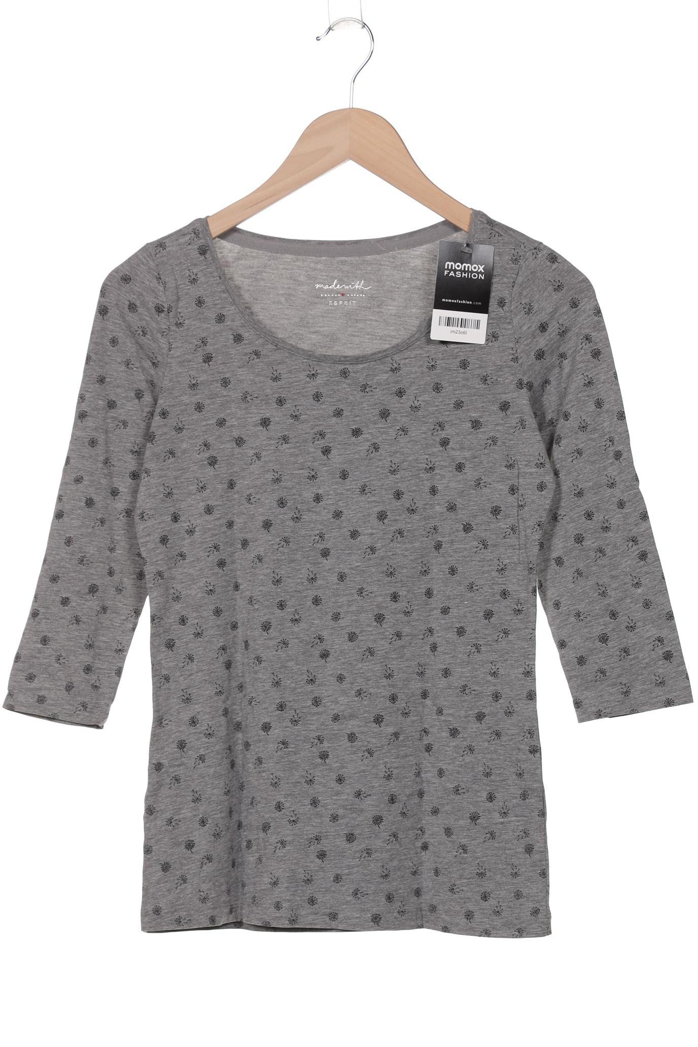 

Esprit Damen Langarmshirt, grau, Gr. 34