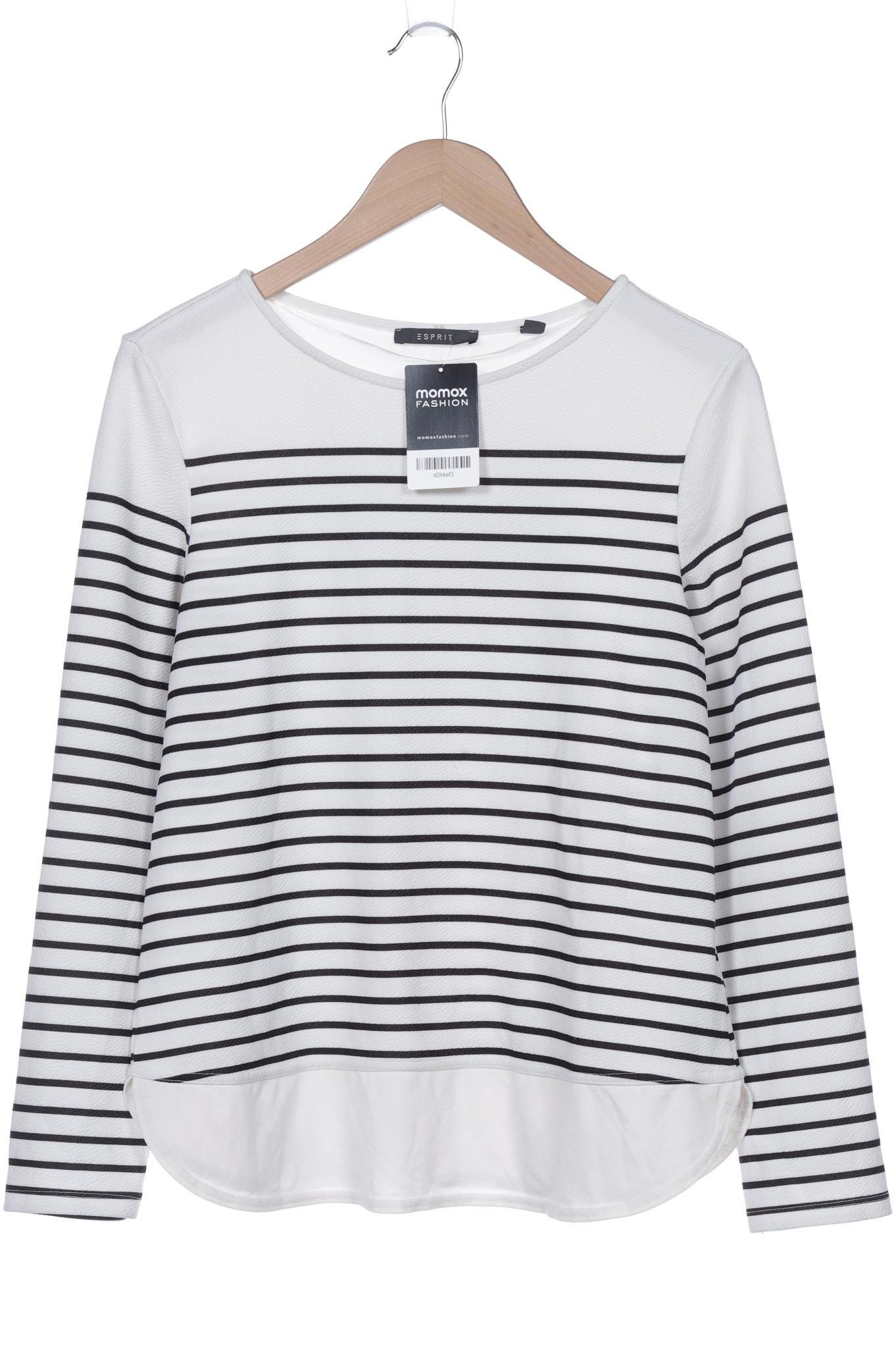 

Esprit Damen Langarmshirt, weiß, Gr. 42
