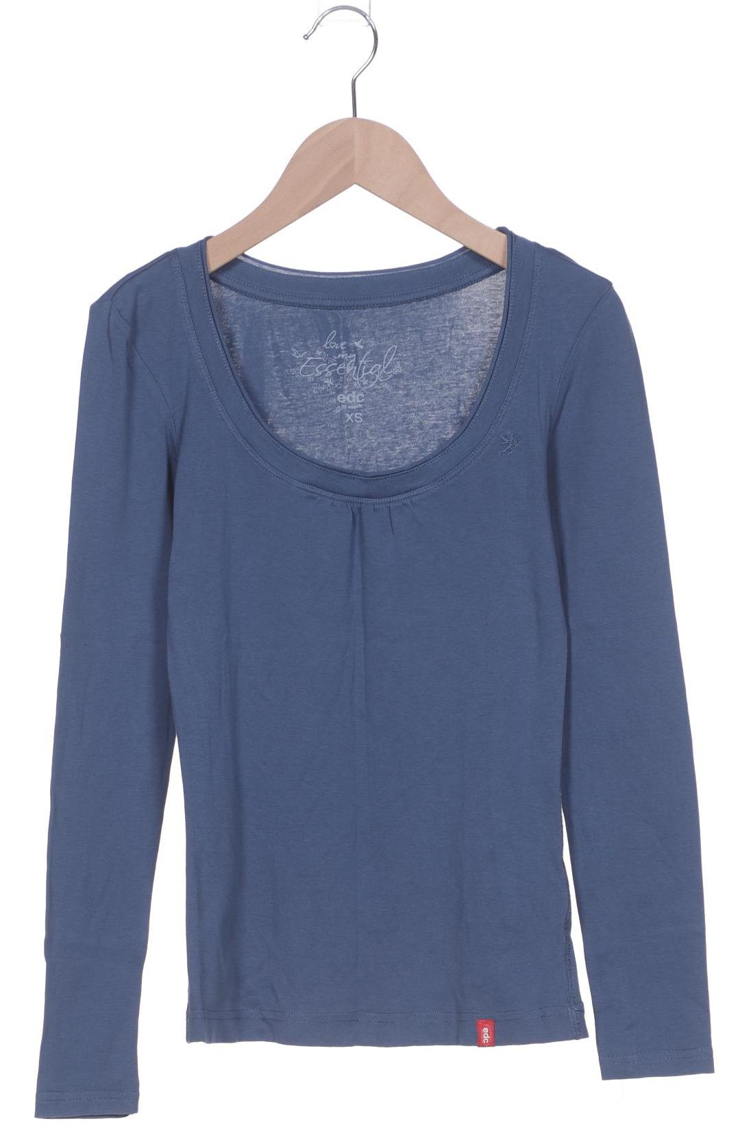 

Esprit Damen Langarmshirt, blau, Gr. 34