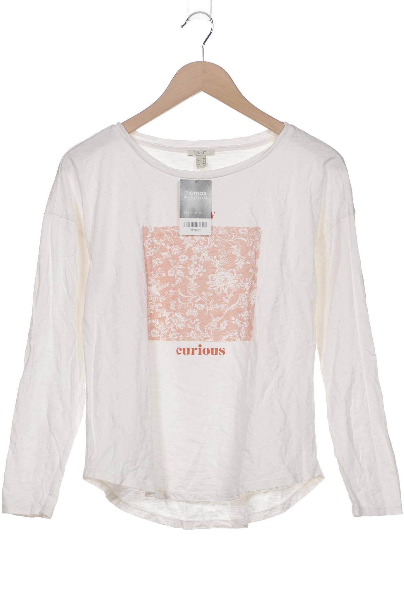 

Esprit Damen Langarmshirt, weiß, Gr. 38